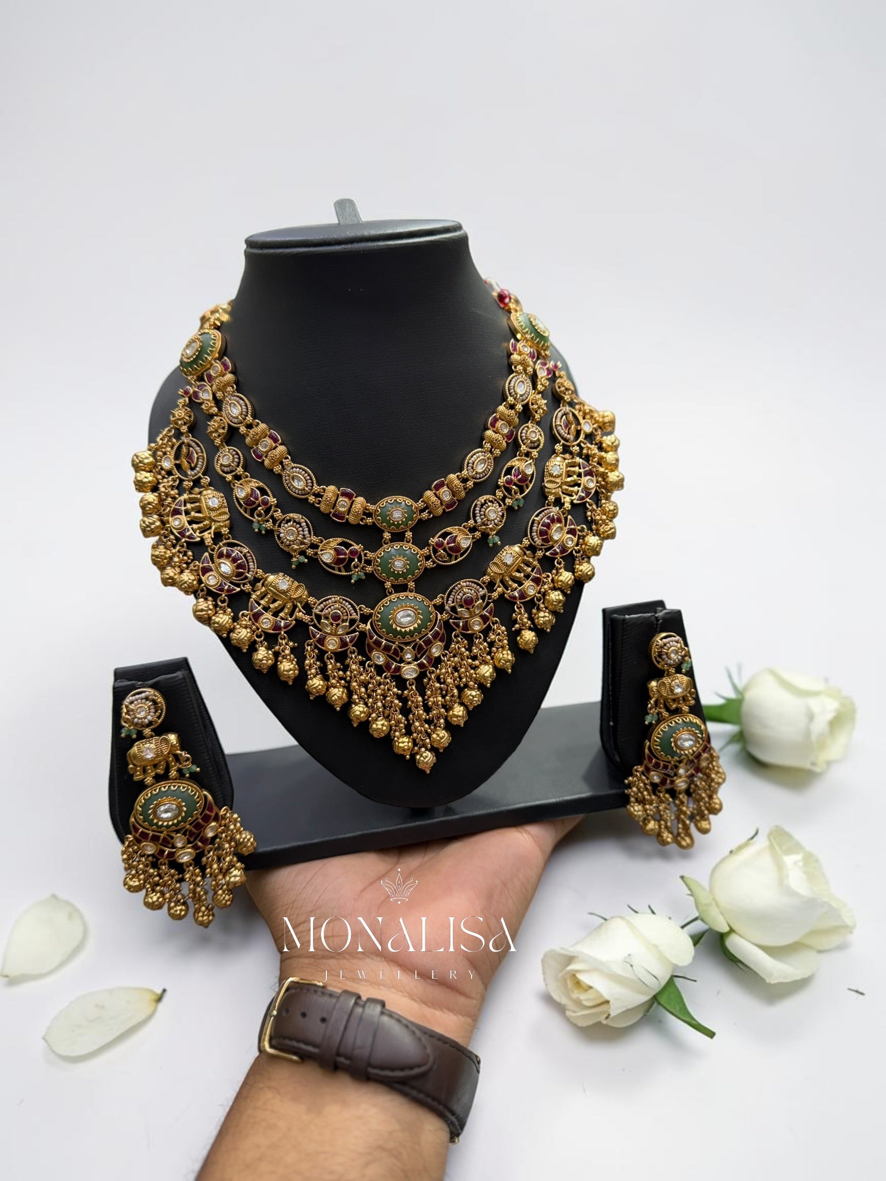 Rubina Antique Designer Necklace Set