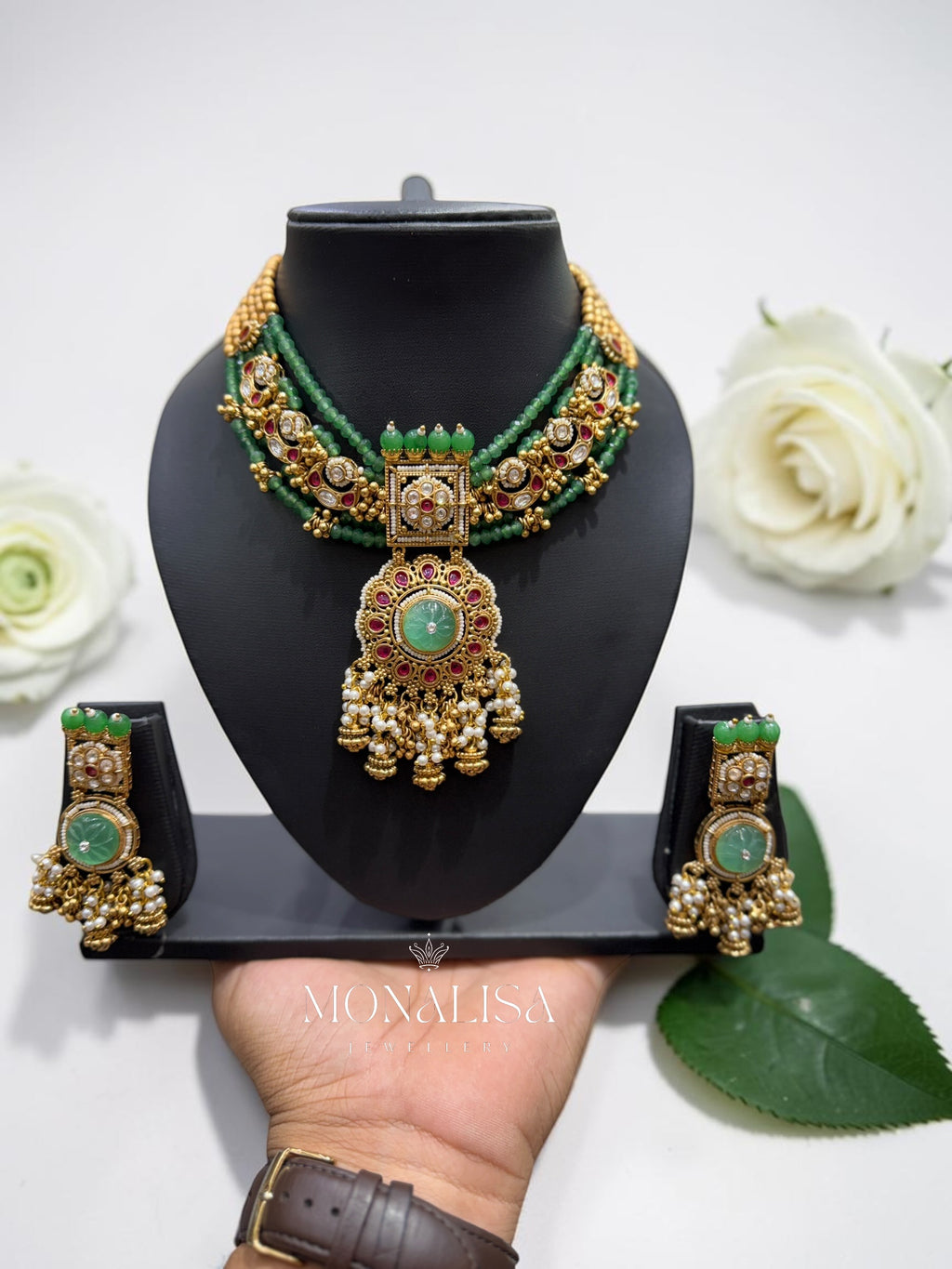 Ridya Antique Designer Necklace Set