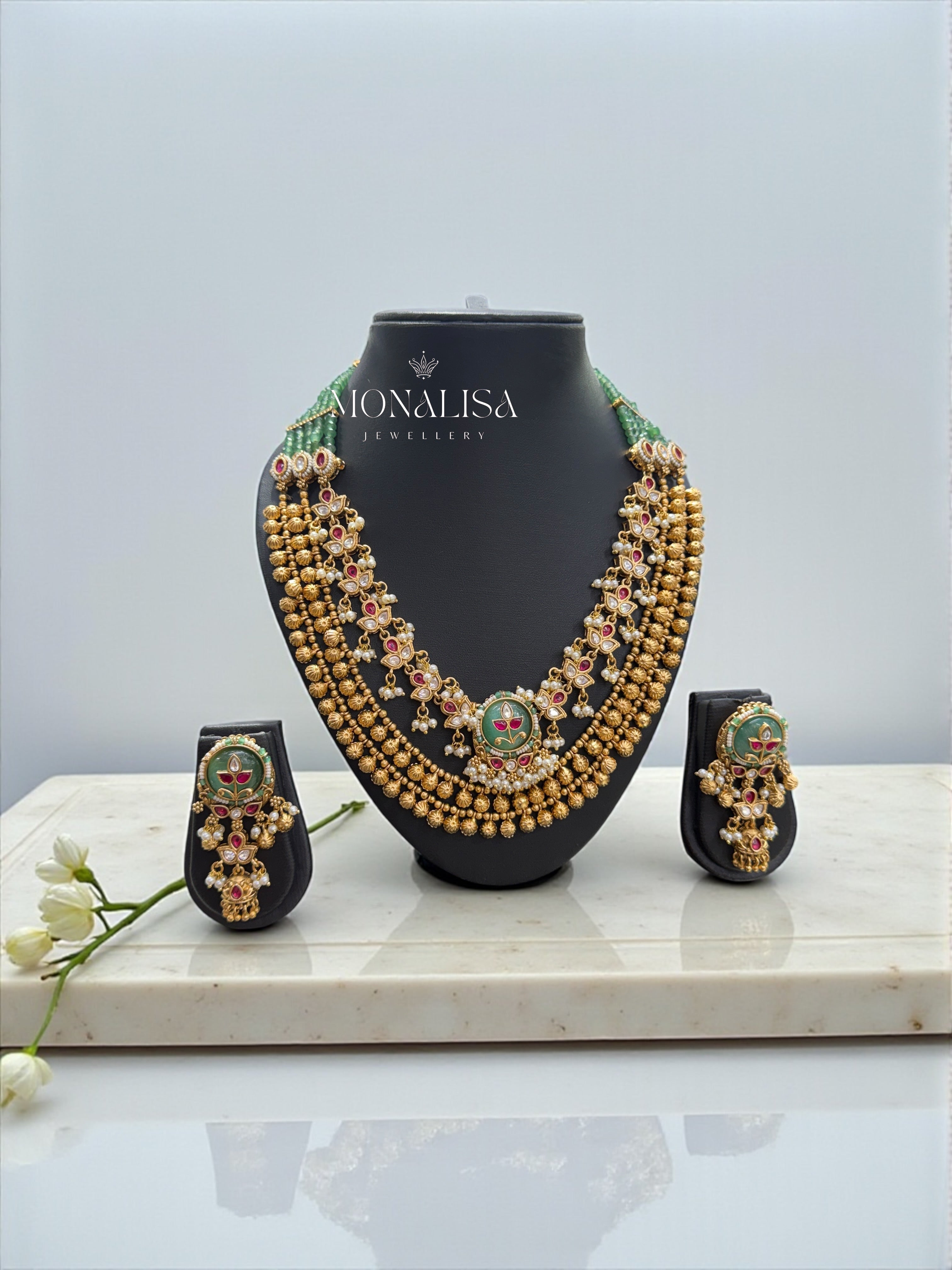 Dijivya Antique Designer Necklace Set
