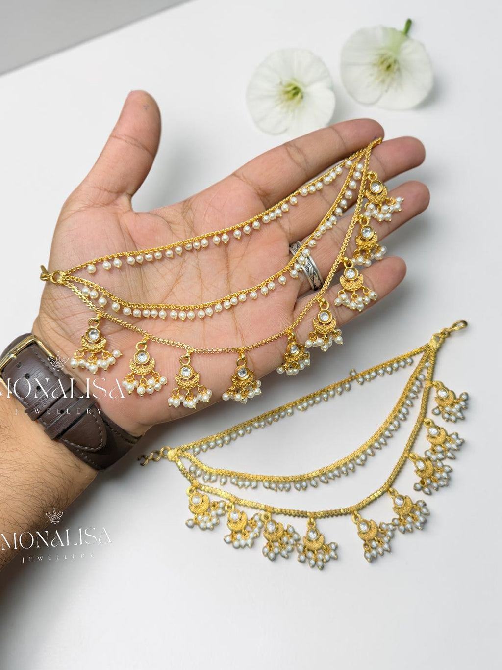 Kyra Antique Designer Ear chain