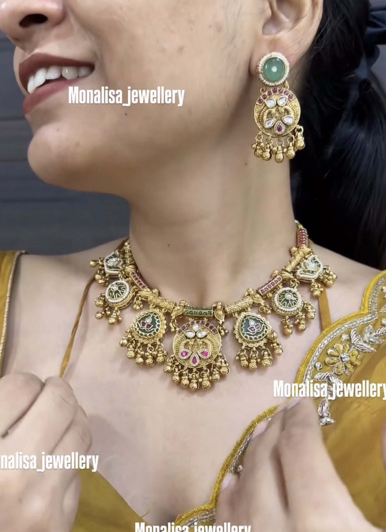Anvita Antique Designer Necklace Set