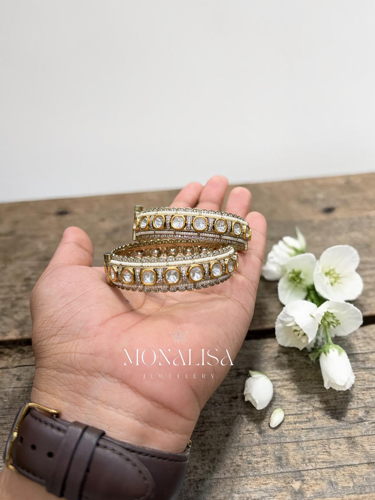 Maya Polki Designer Bangles