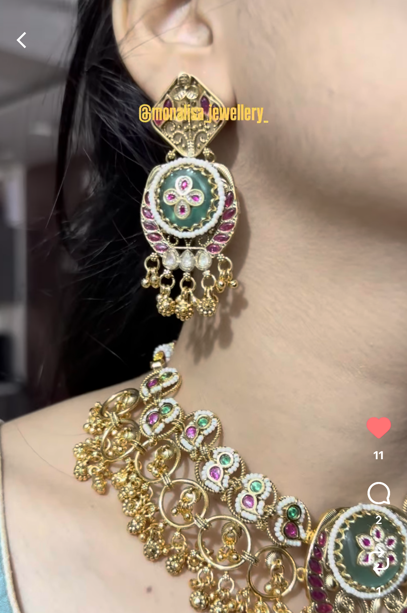 Khari Antique Designer Necklace Set