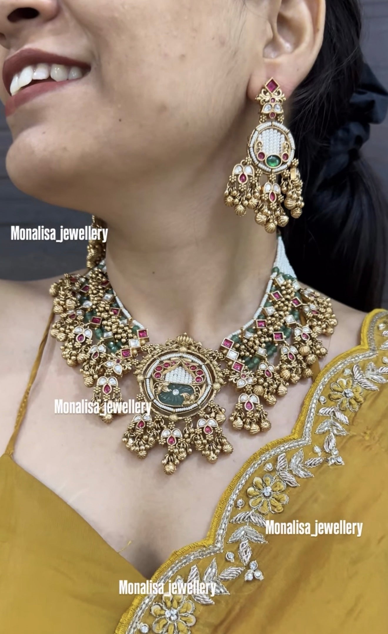 Leena Antique Designer Necklace Set