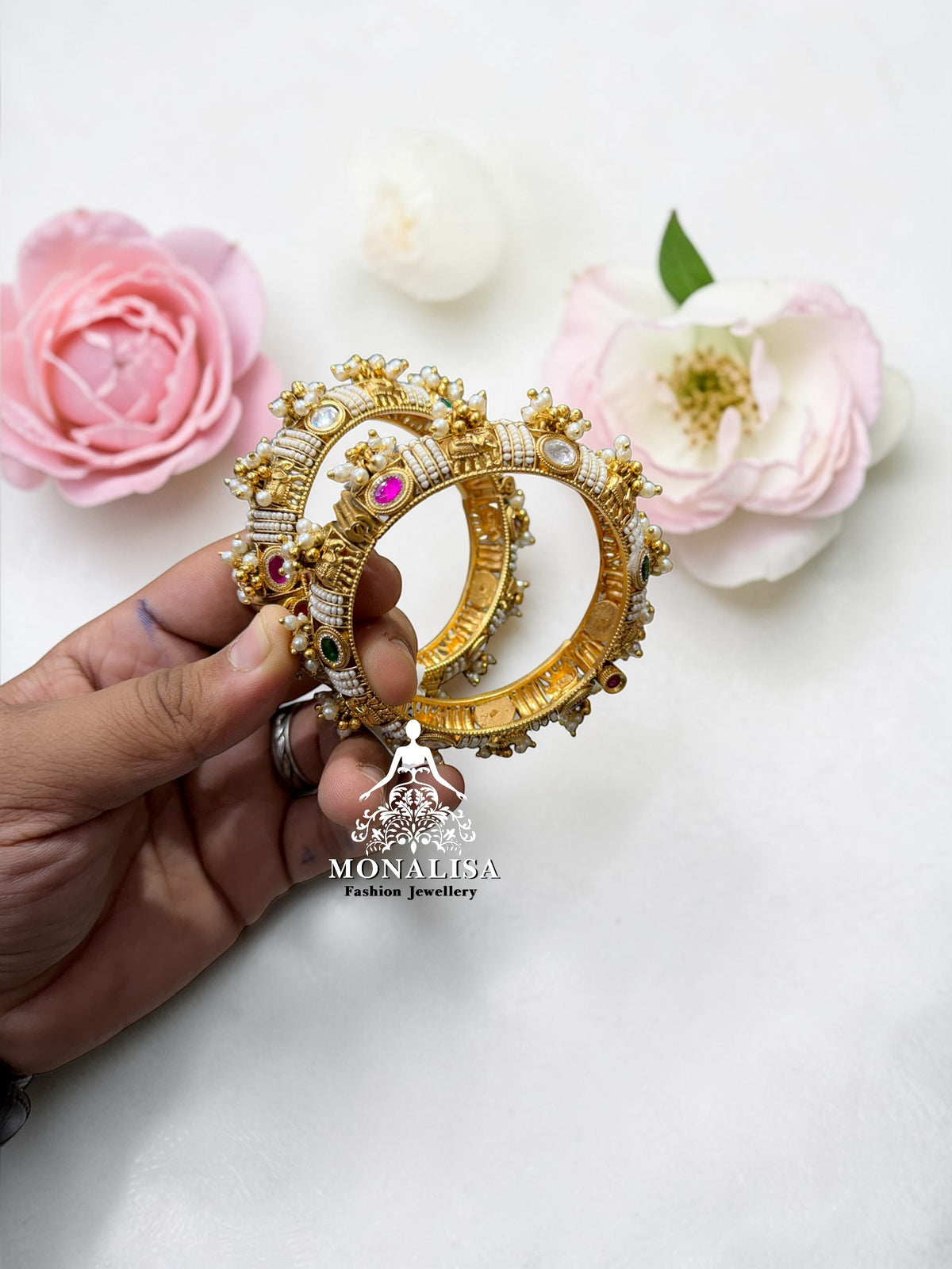 Rajvika Antique Designer Bangles