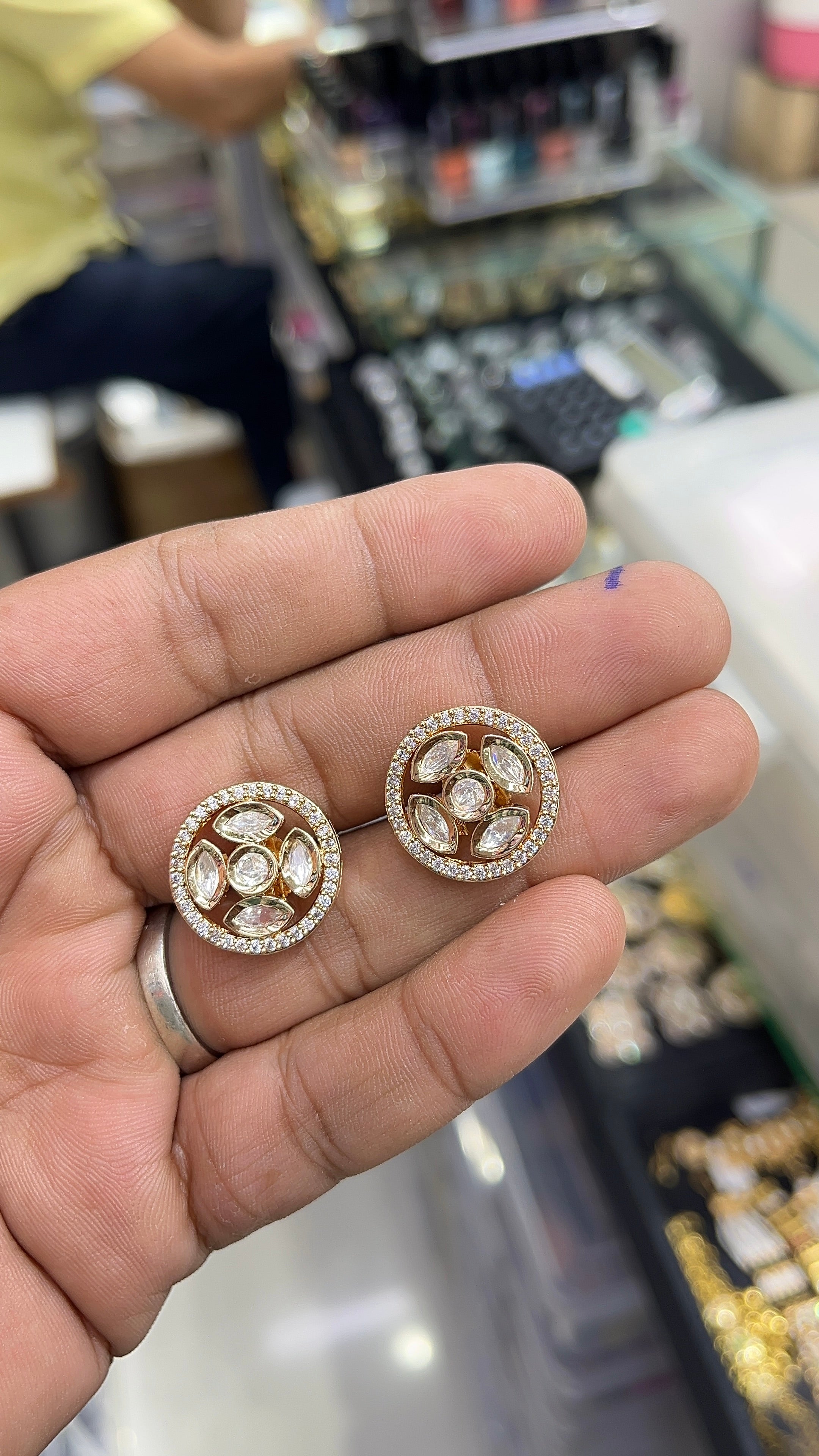 Nyra Moissanite Designer studs