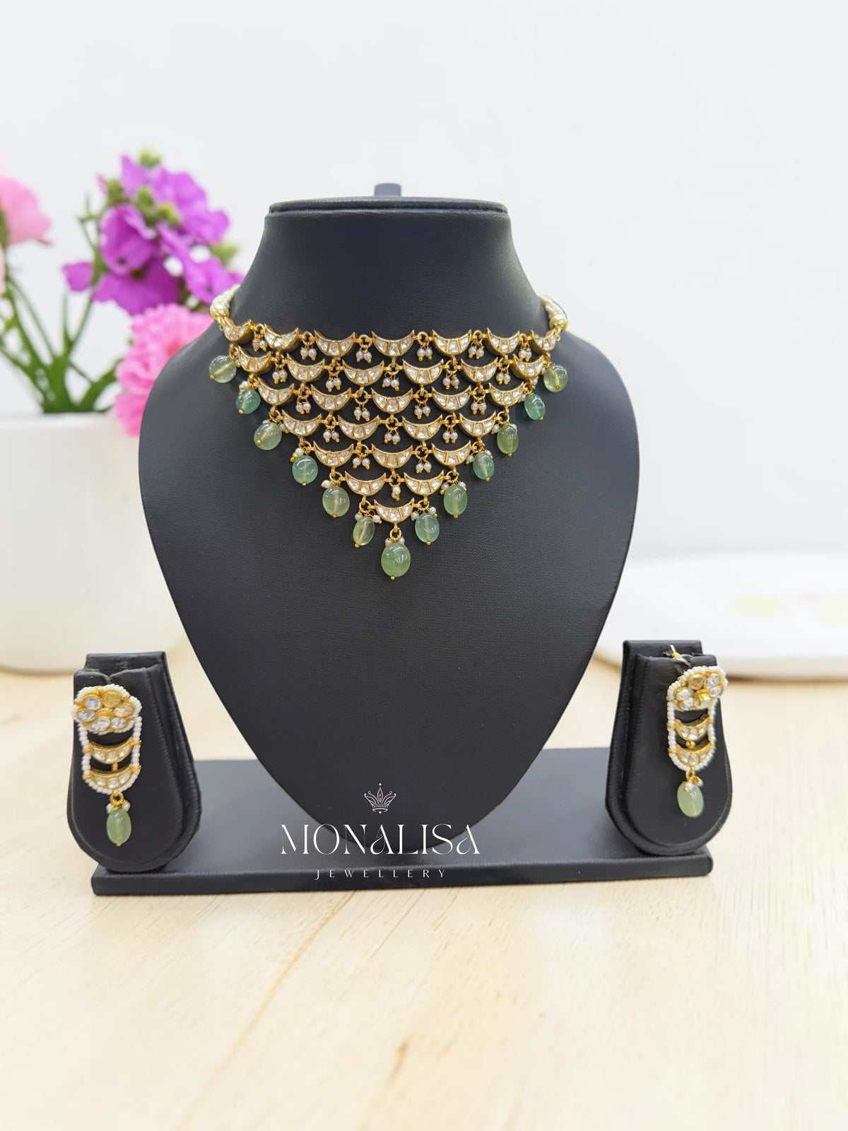 Sahvini Kundan Designer Necklace Set