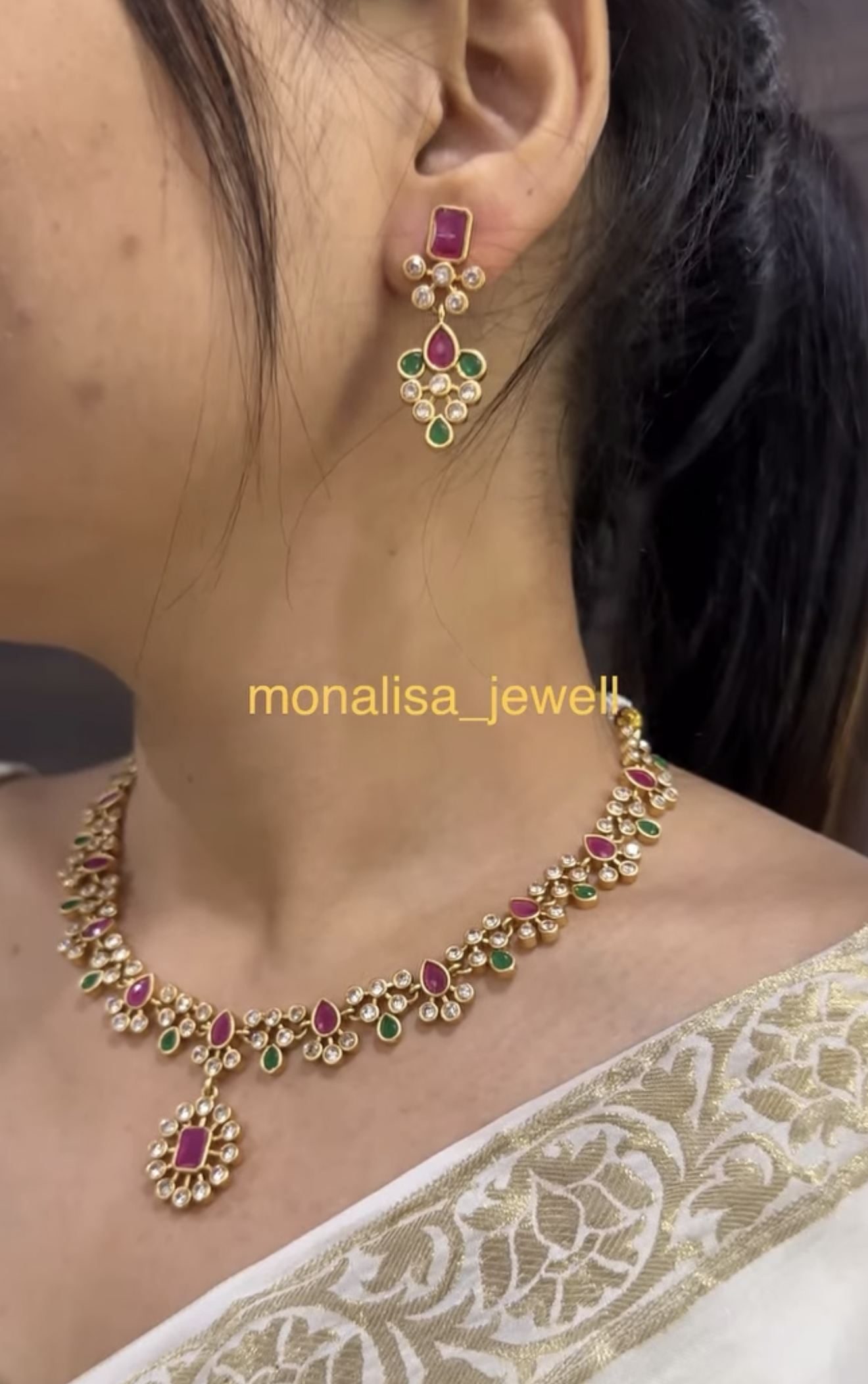 Amara Antique Designer Necklace Set