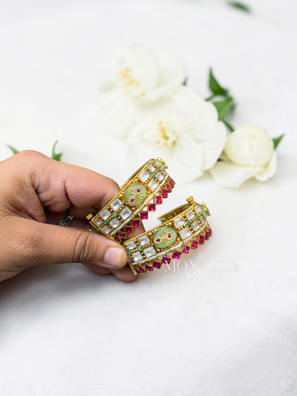Raina Antique Designer Bangles