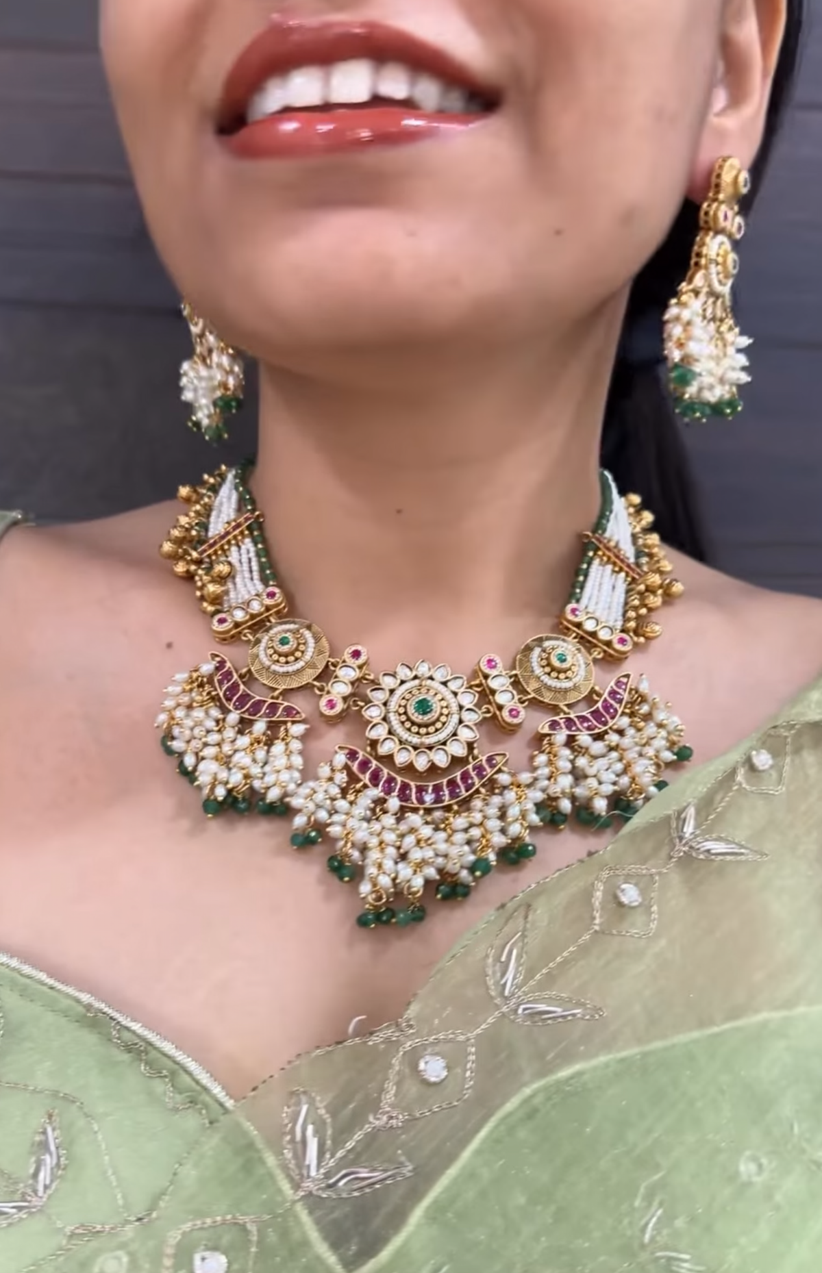 Yatika Antique Designer Necklace Set