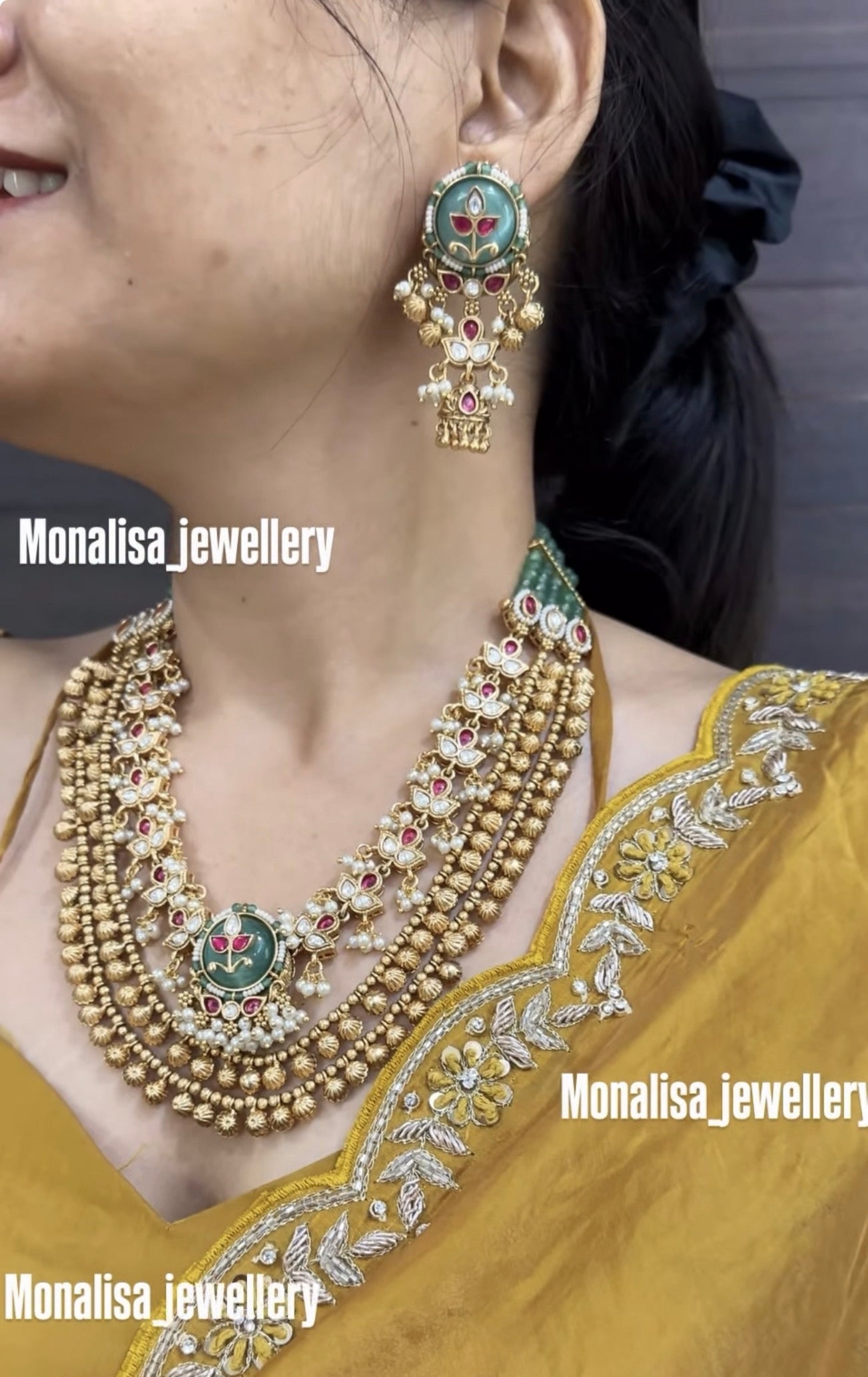 Arshika Antique Designer Necklace Set
