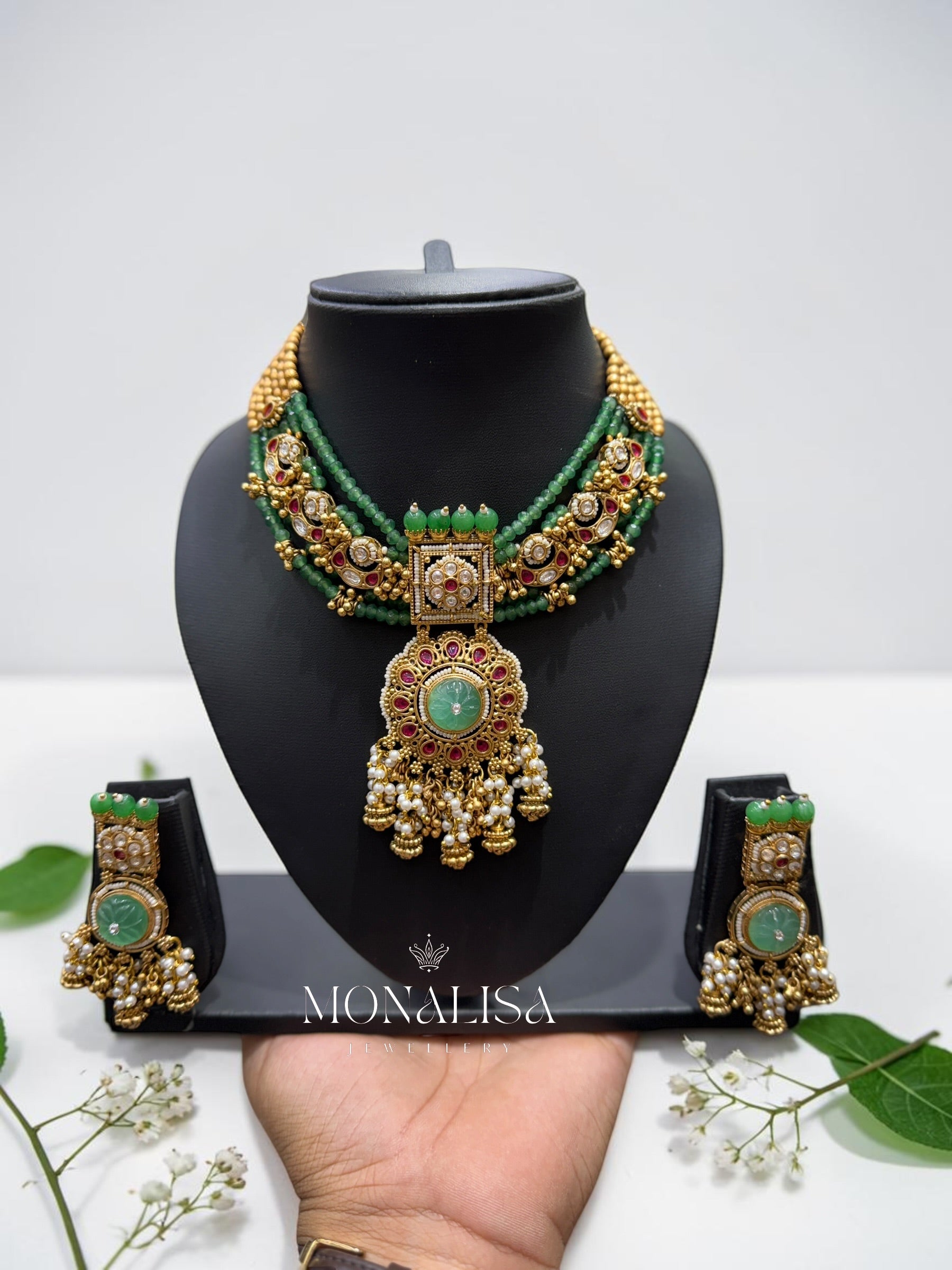 Ridya Antique Designer Necklace Set