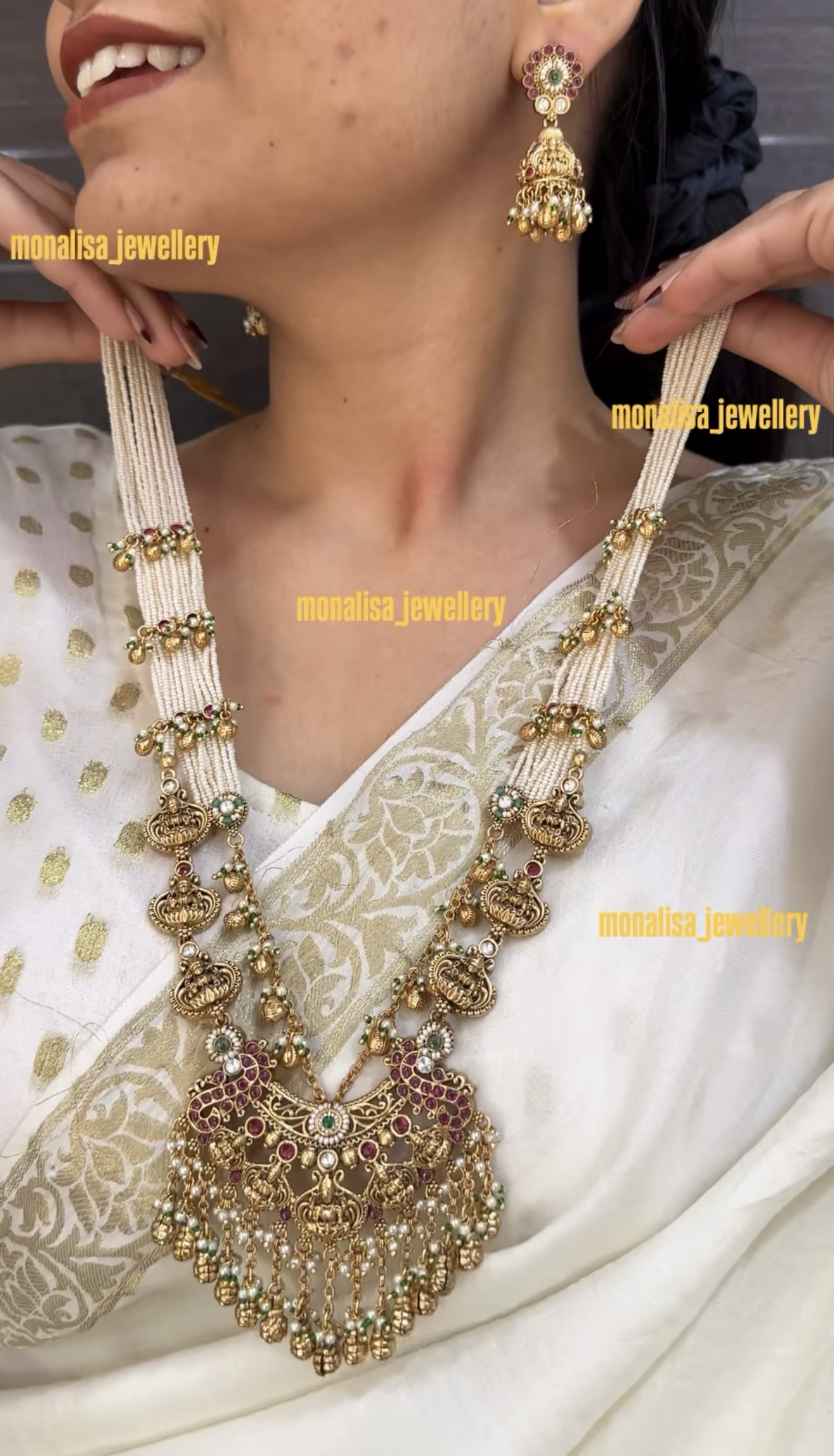 Hanvitha Antique Designer Necklace Set