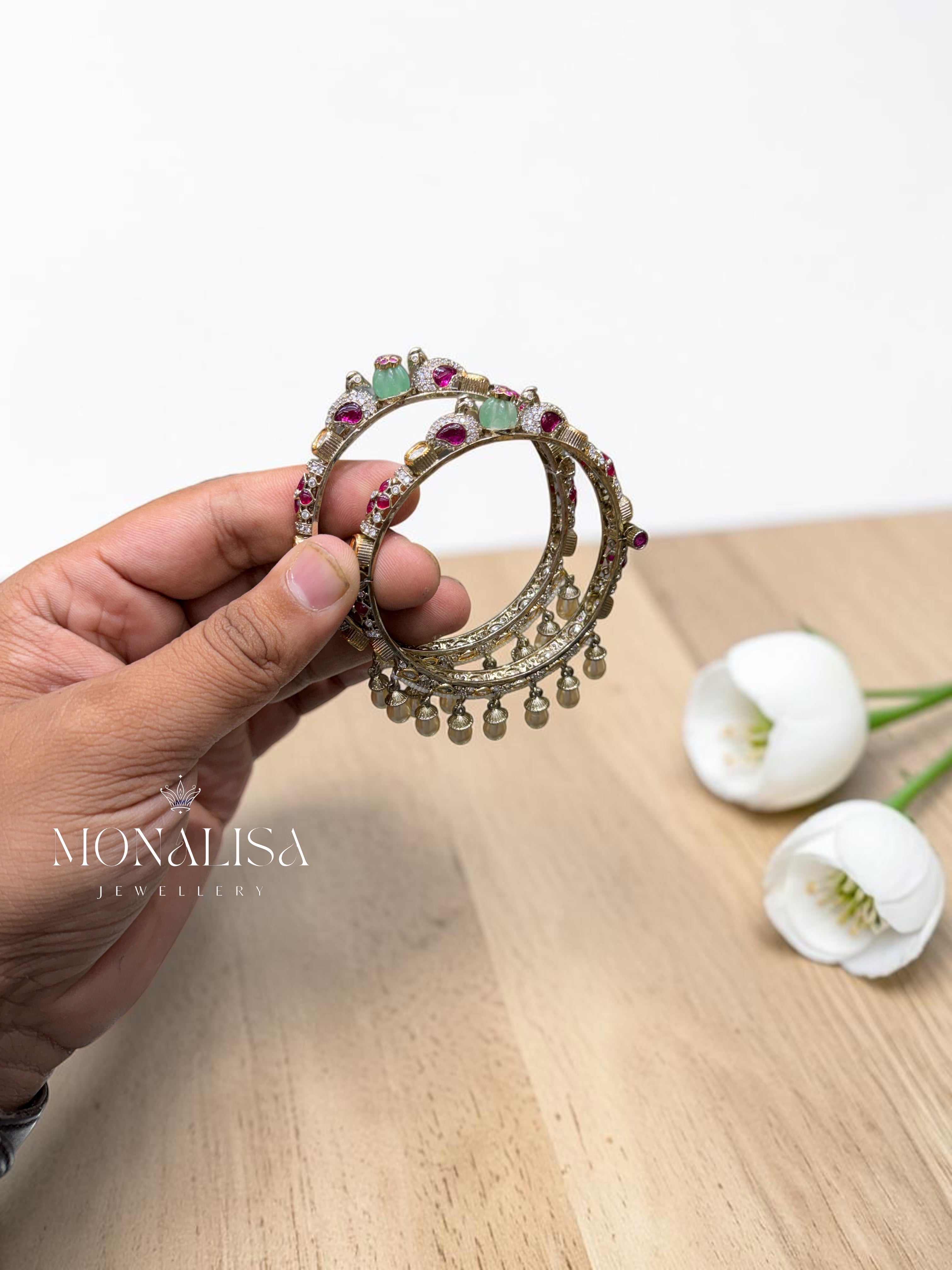 Mayuri Polki Designer Bangles