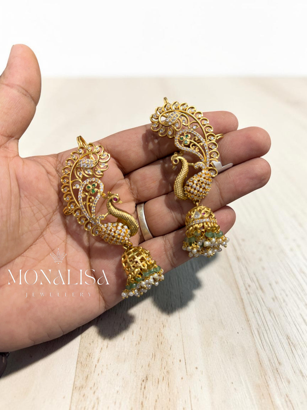 Morla kundan Desinger Kaan Earing
