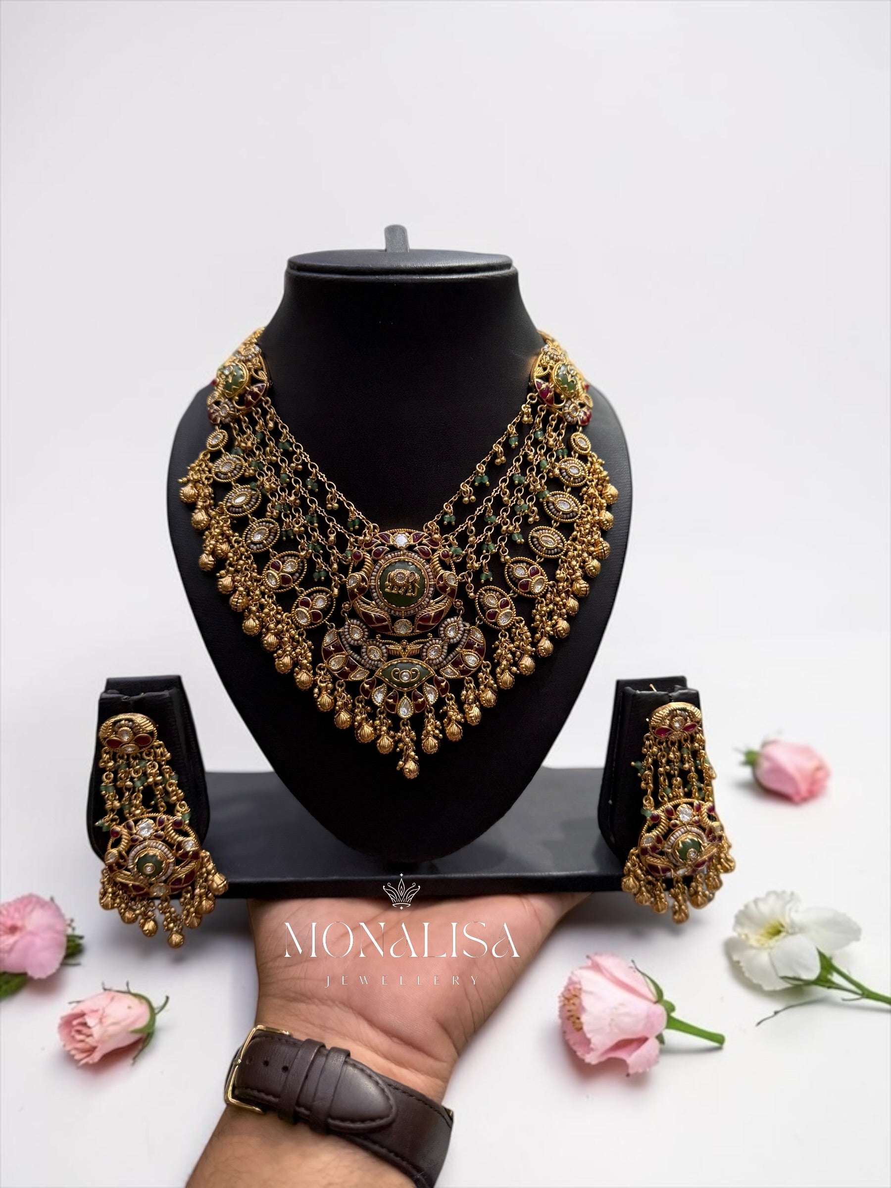 Darishini Antique Designer Necklace Set