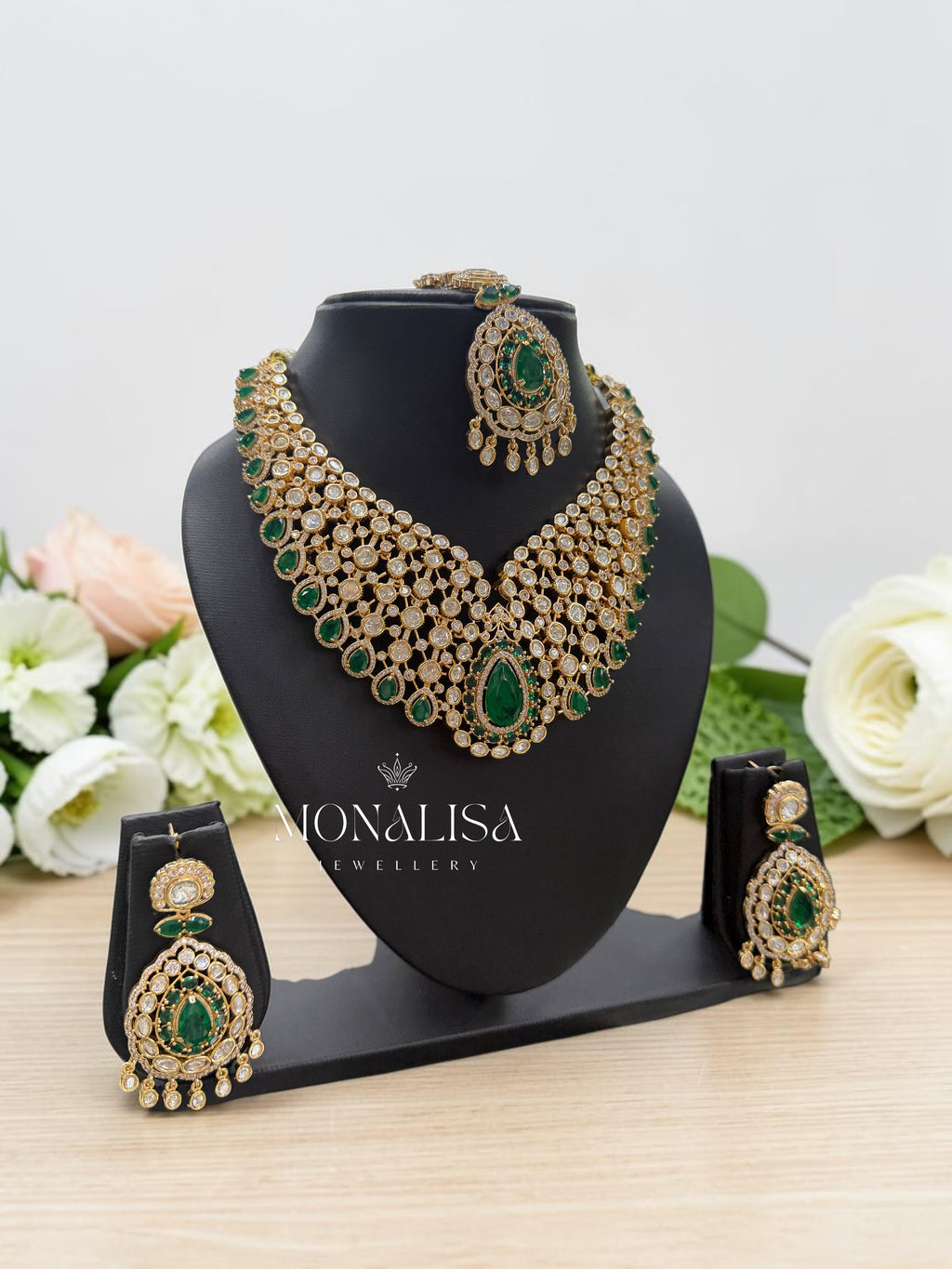 Kimaya Polki Designer Necklace Set
