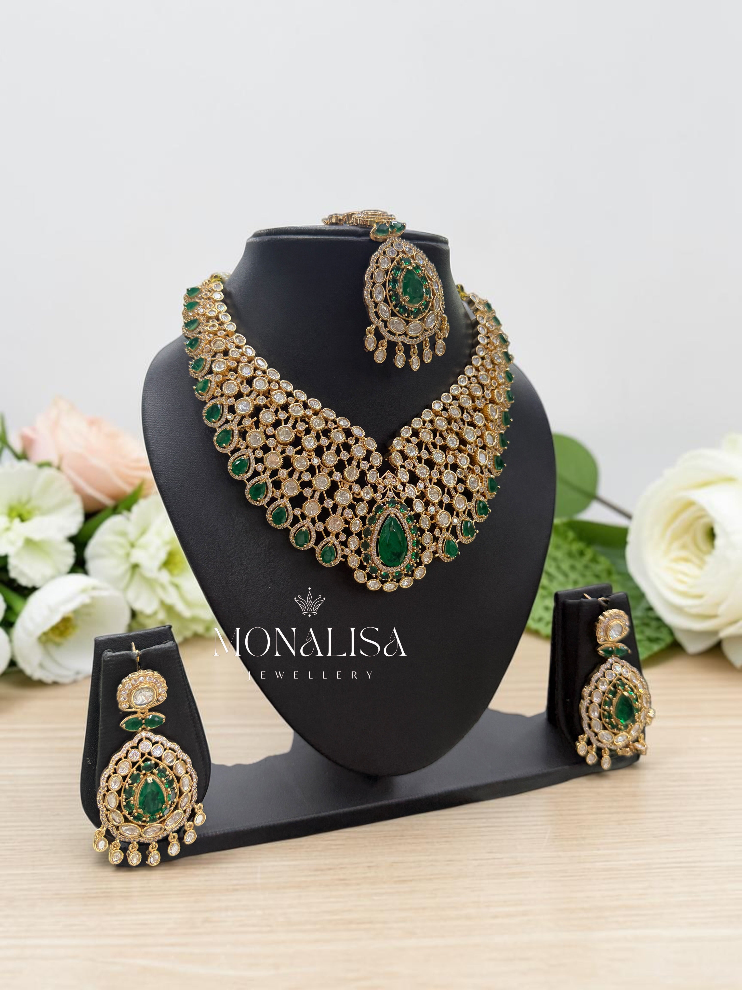 Kimaya Polki Designer Necklace Set