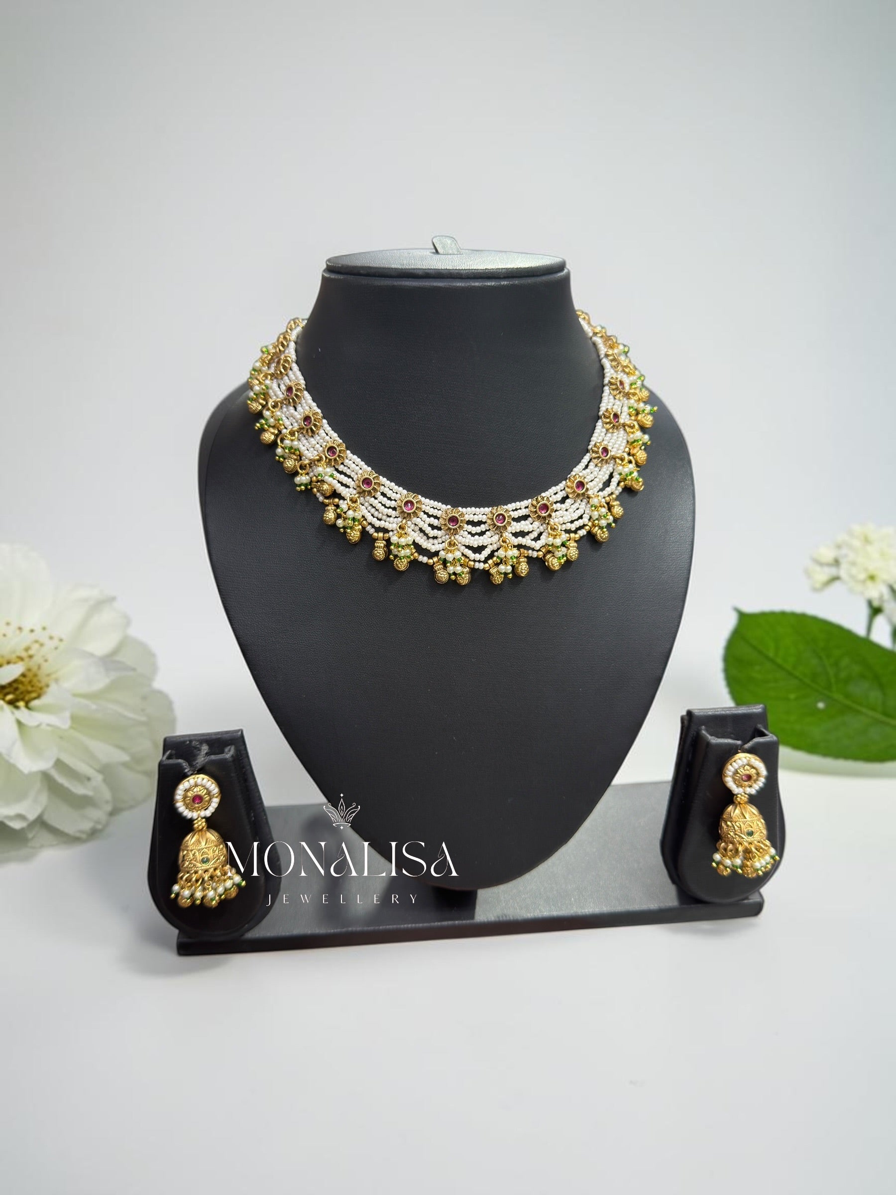 Urvi Antique Designer Necklace Set