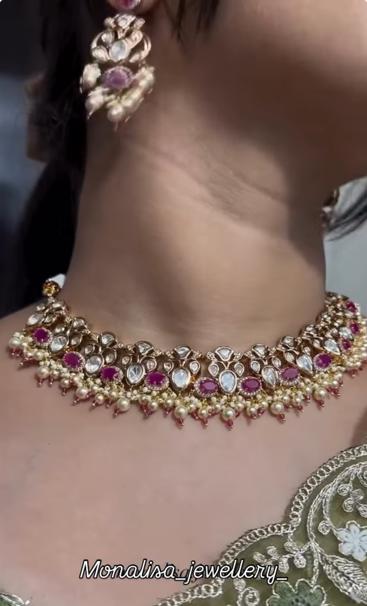 Karunya Antique Designer Necklace Set