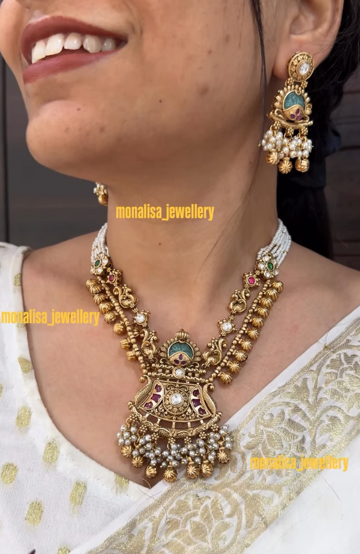 Girisha Antique Designer Necklace Set