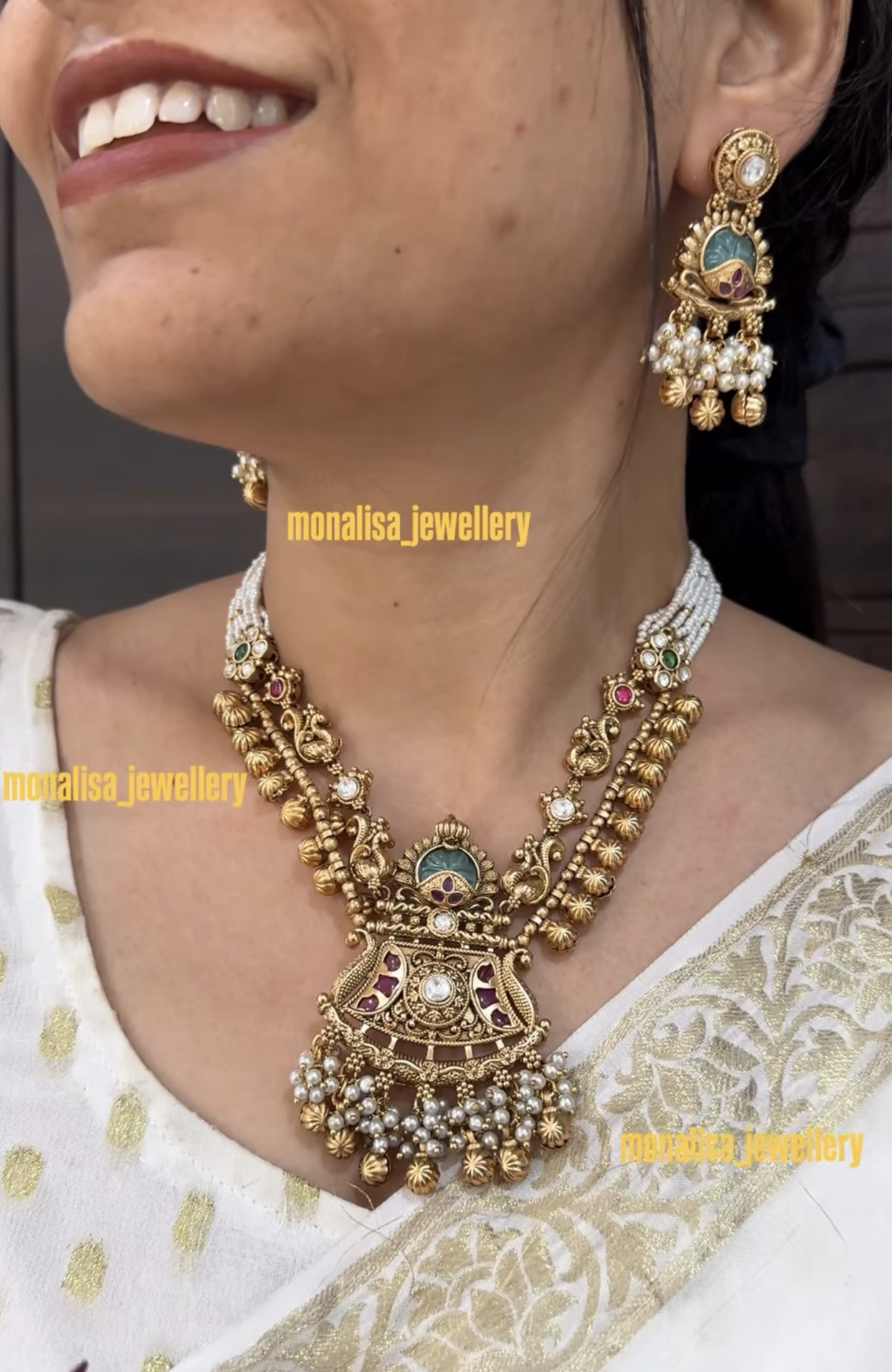 Girisha Antique Designer Necklace Set