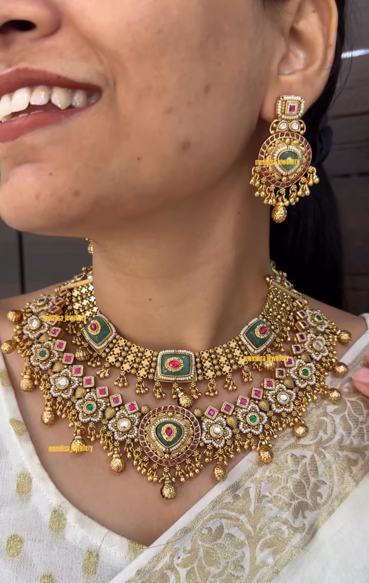 Mira Antique Designer Necklace Set