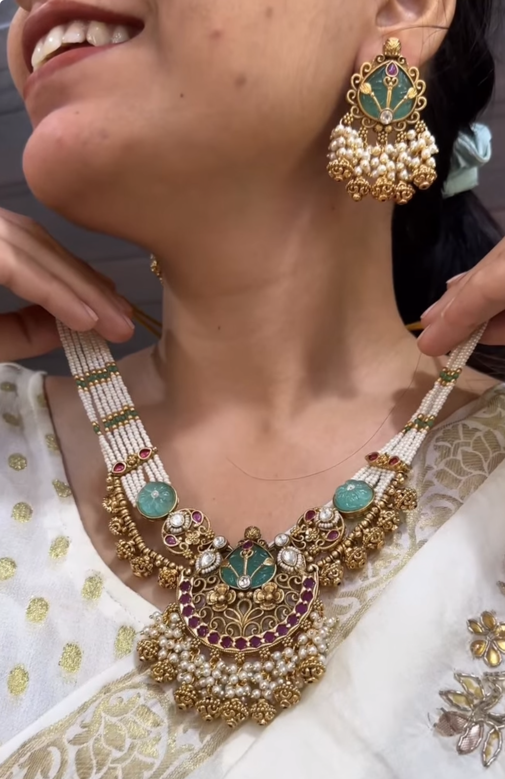 Jenika Antique Designer Necklace Set