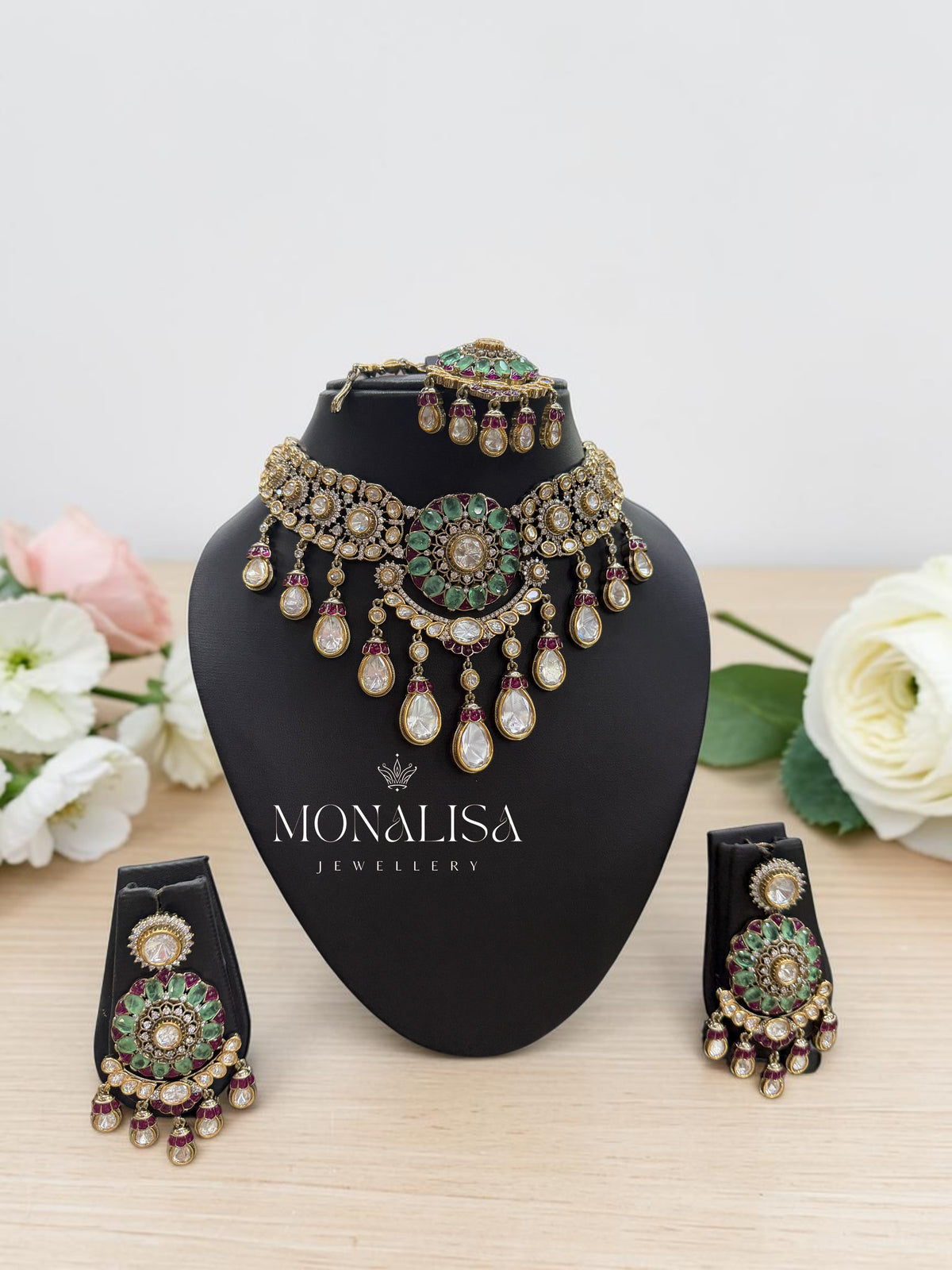 Shriya Polki Designer Necklace Set