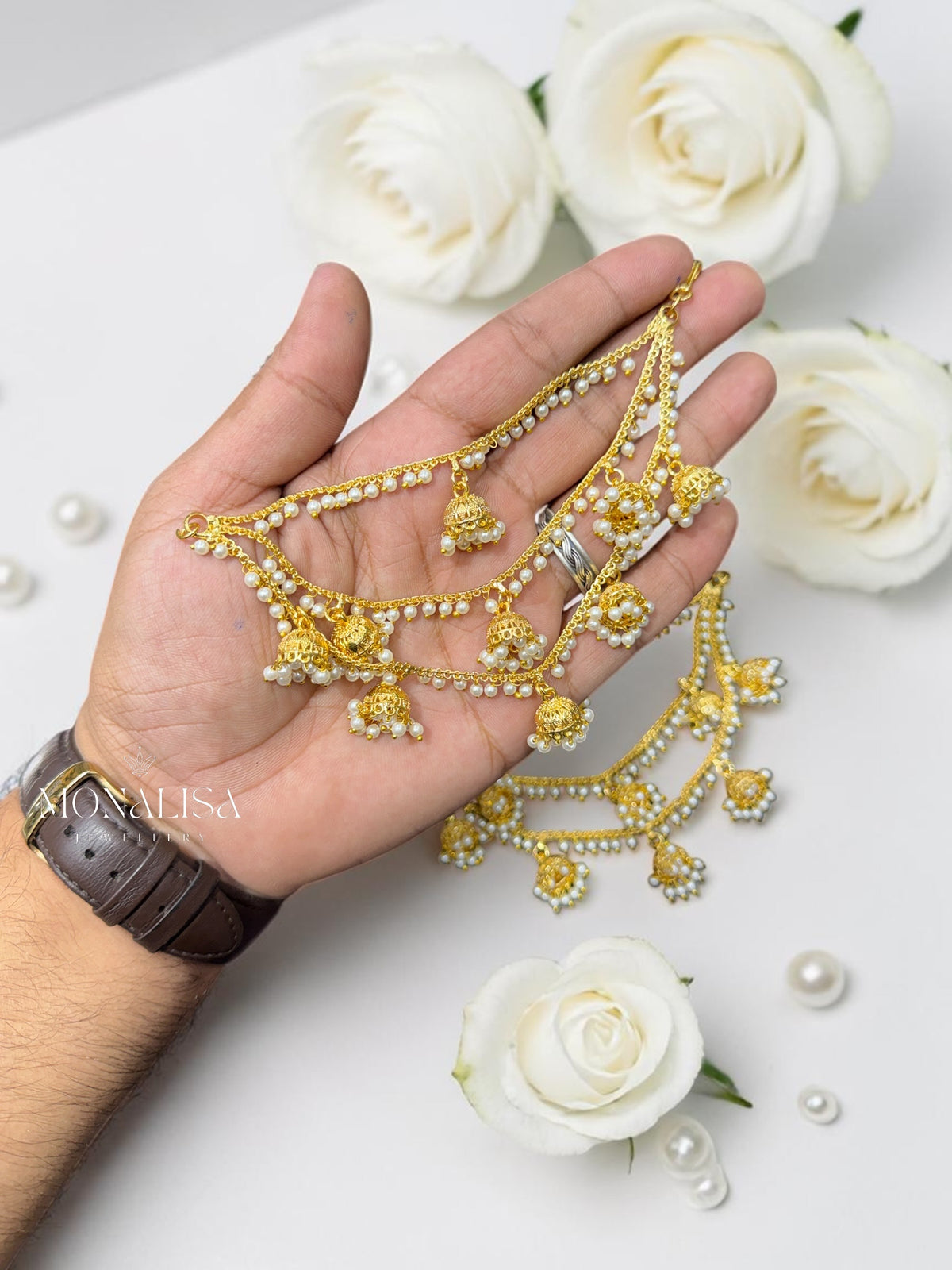 Samaira Antique Designer Ear chain