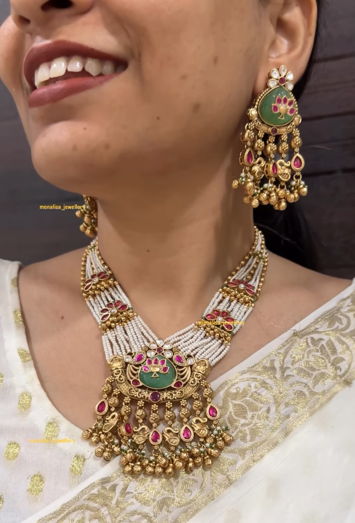 Nysa Antique Designer Necklace Set