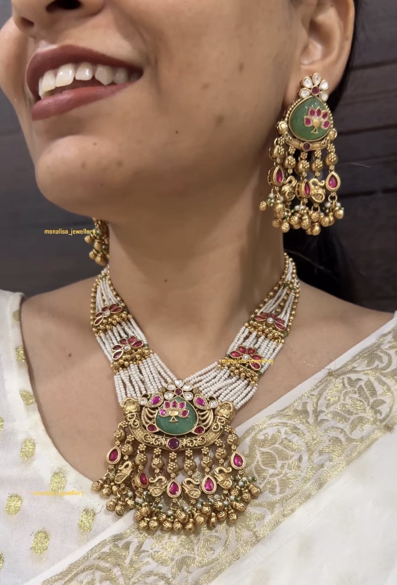 Nysa Antique Designer Necklace Set