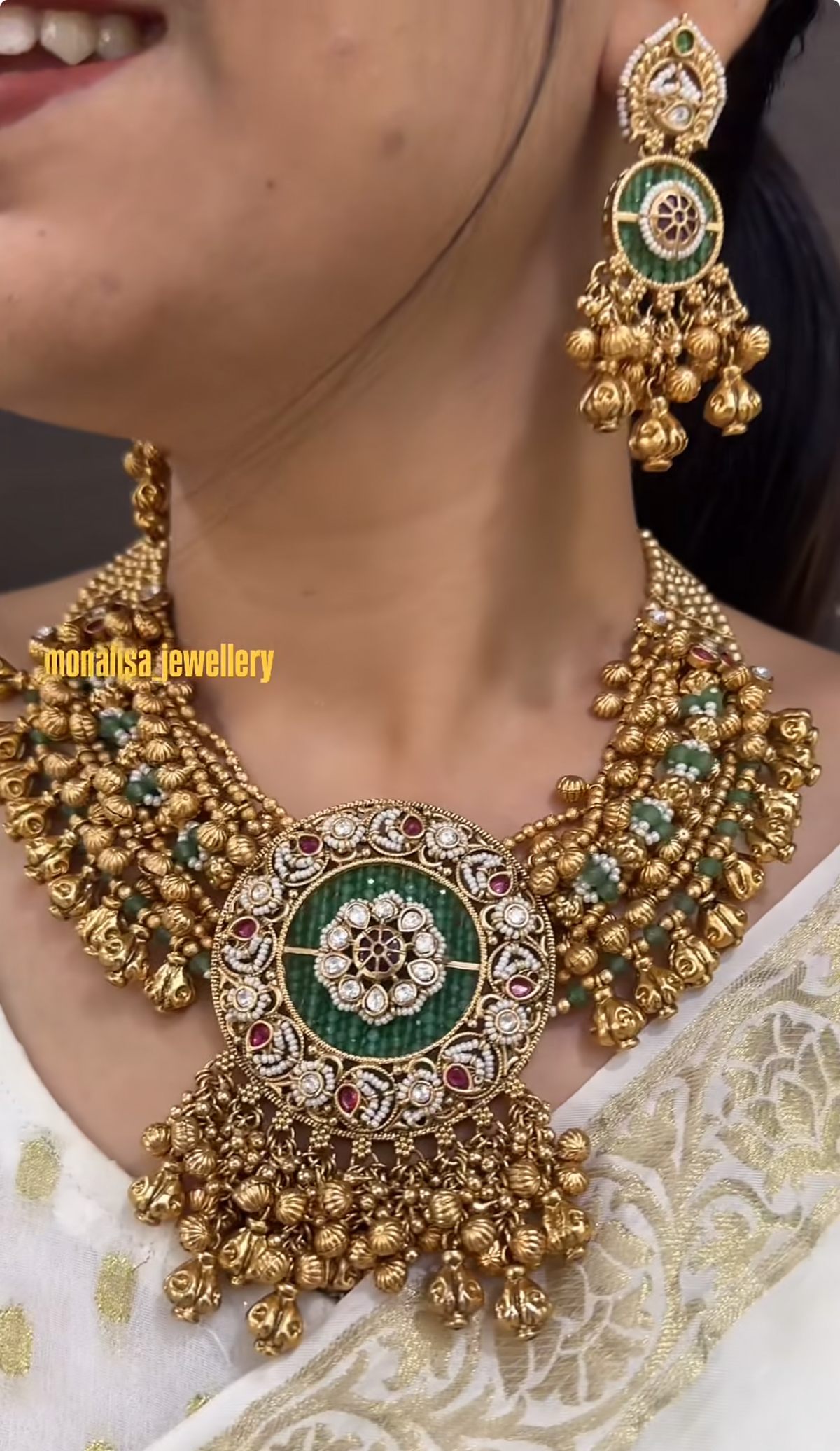 Saachi Antique Designer Necklace Set