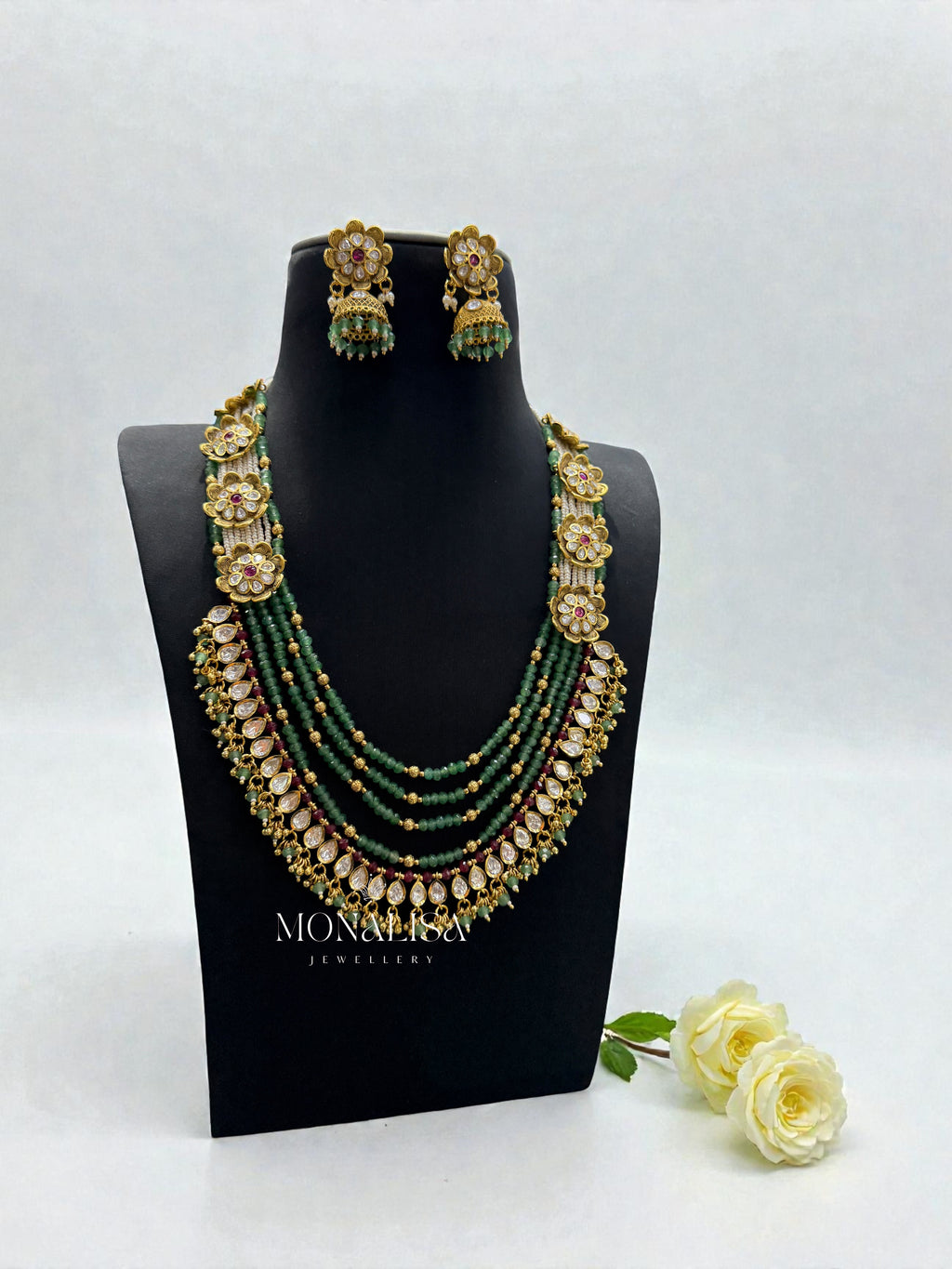 Misty Antique designer long Necklace Set