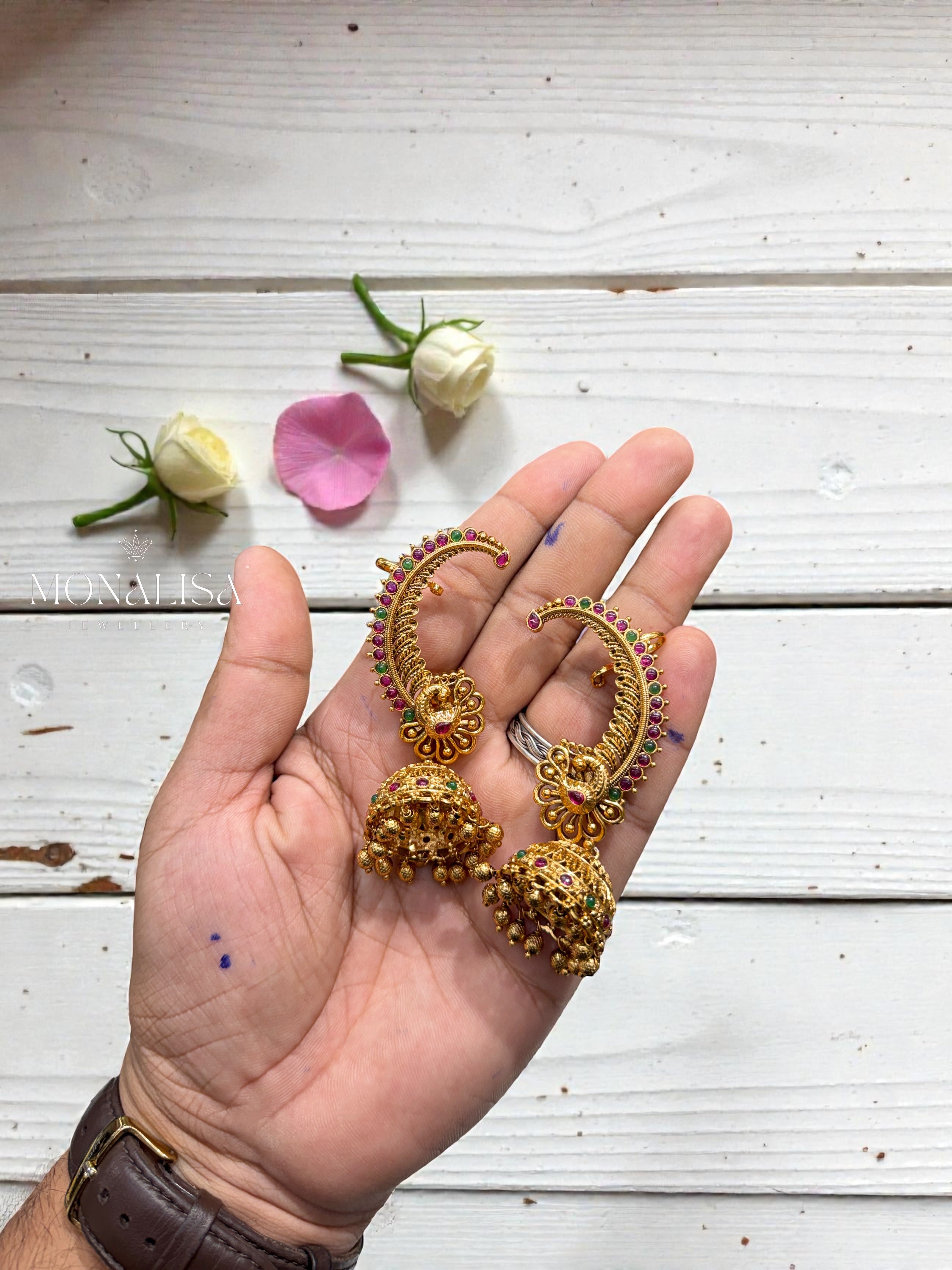 Zeyra Antique Desinger Kaan Earing