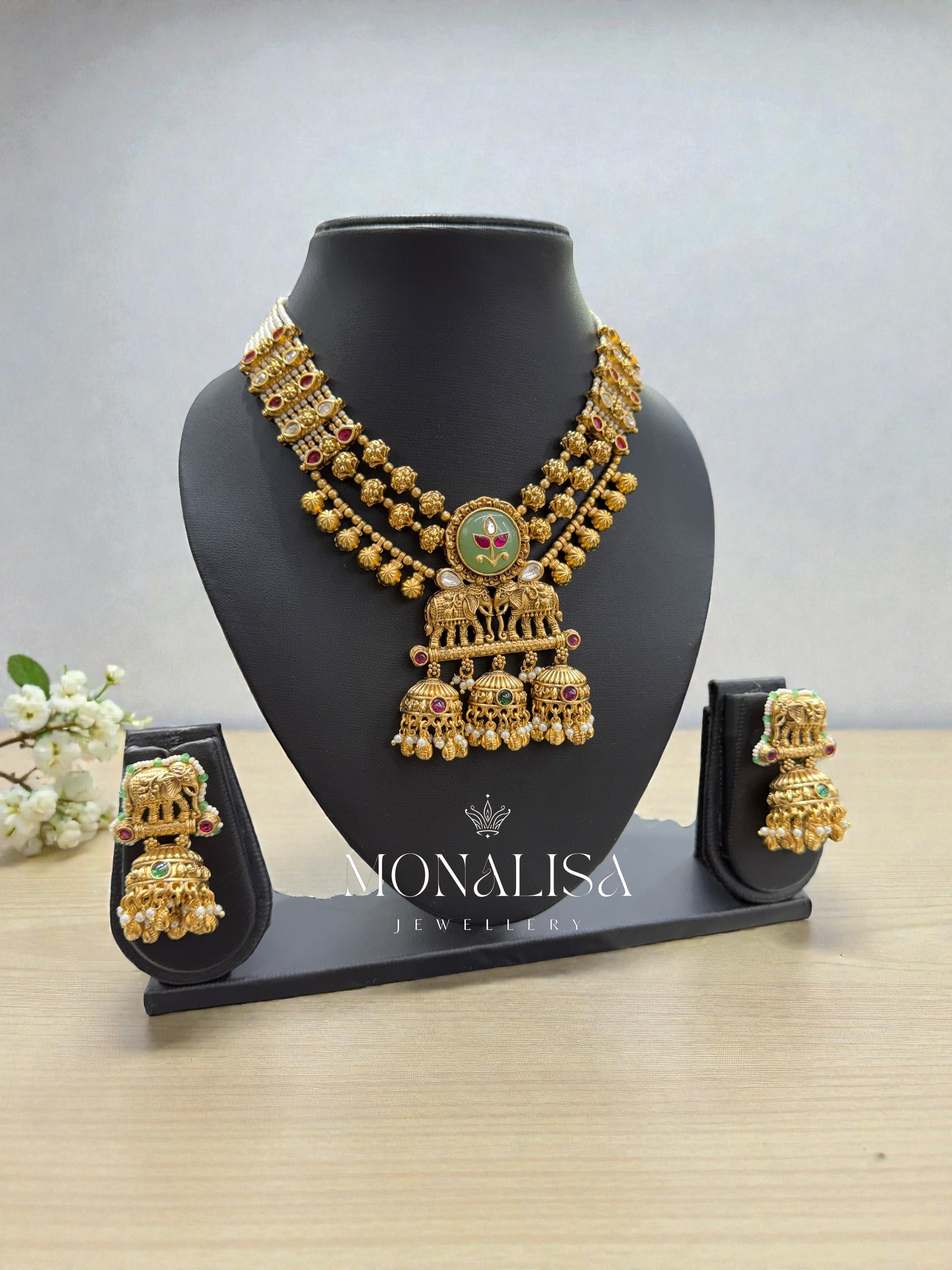 Keya Antique Designer Necklace Set