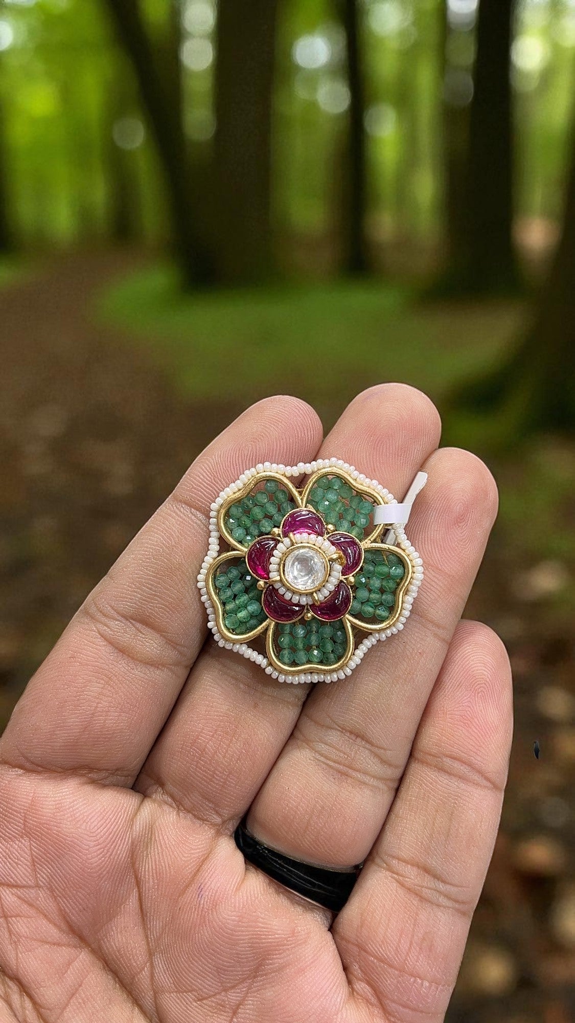 Mahi Antique Designer Ring