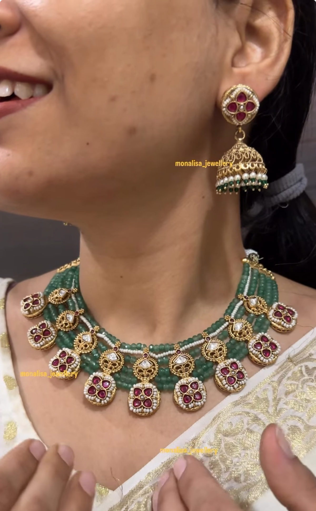 Meher Antique Designer Necklace Set
