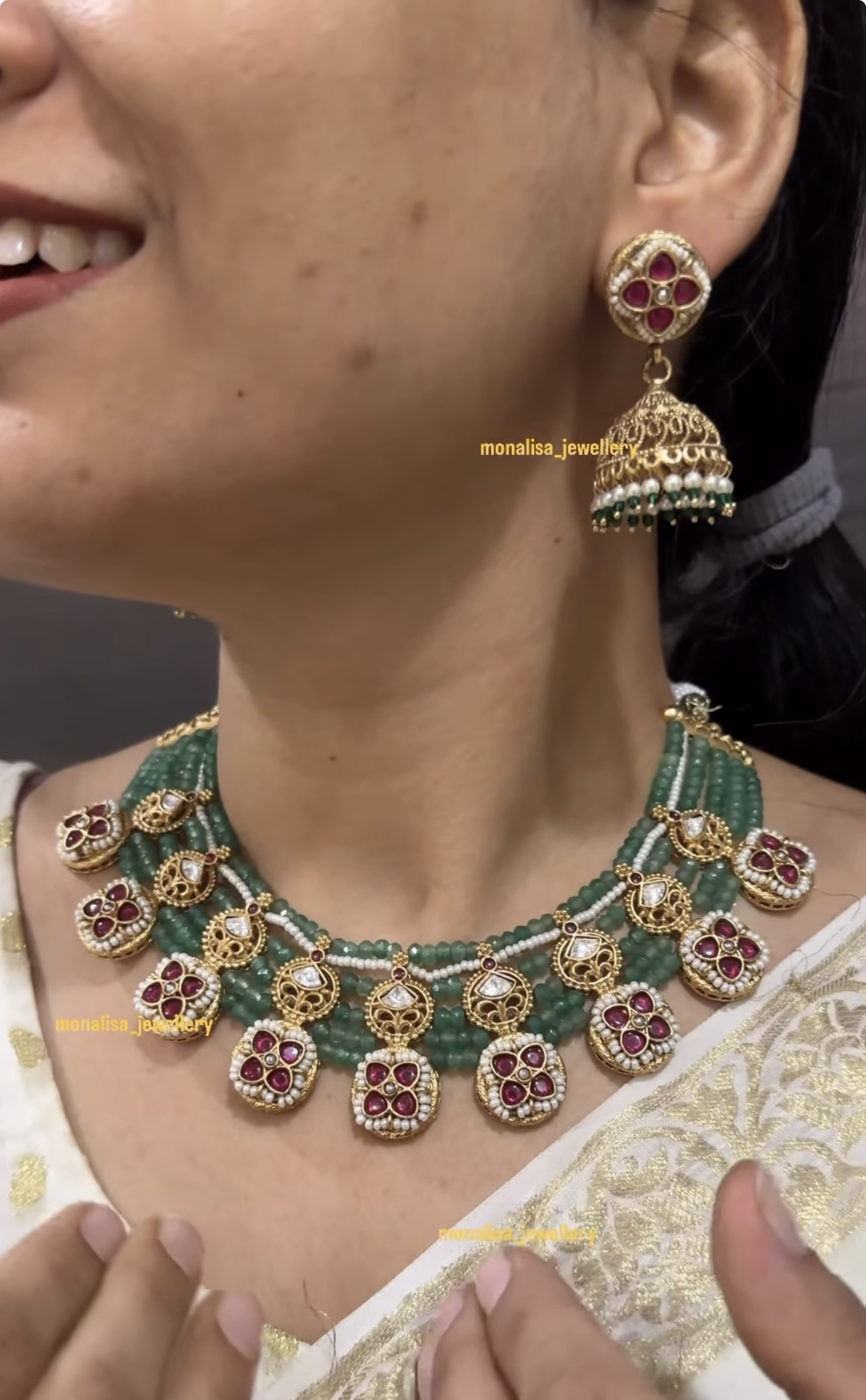 Meher Antique Designer Necklace Set