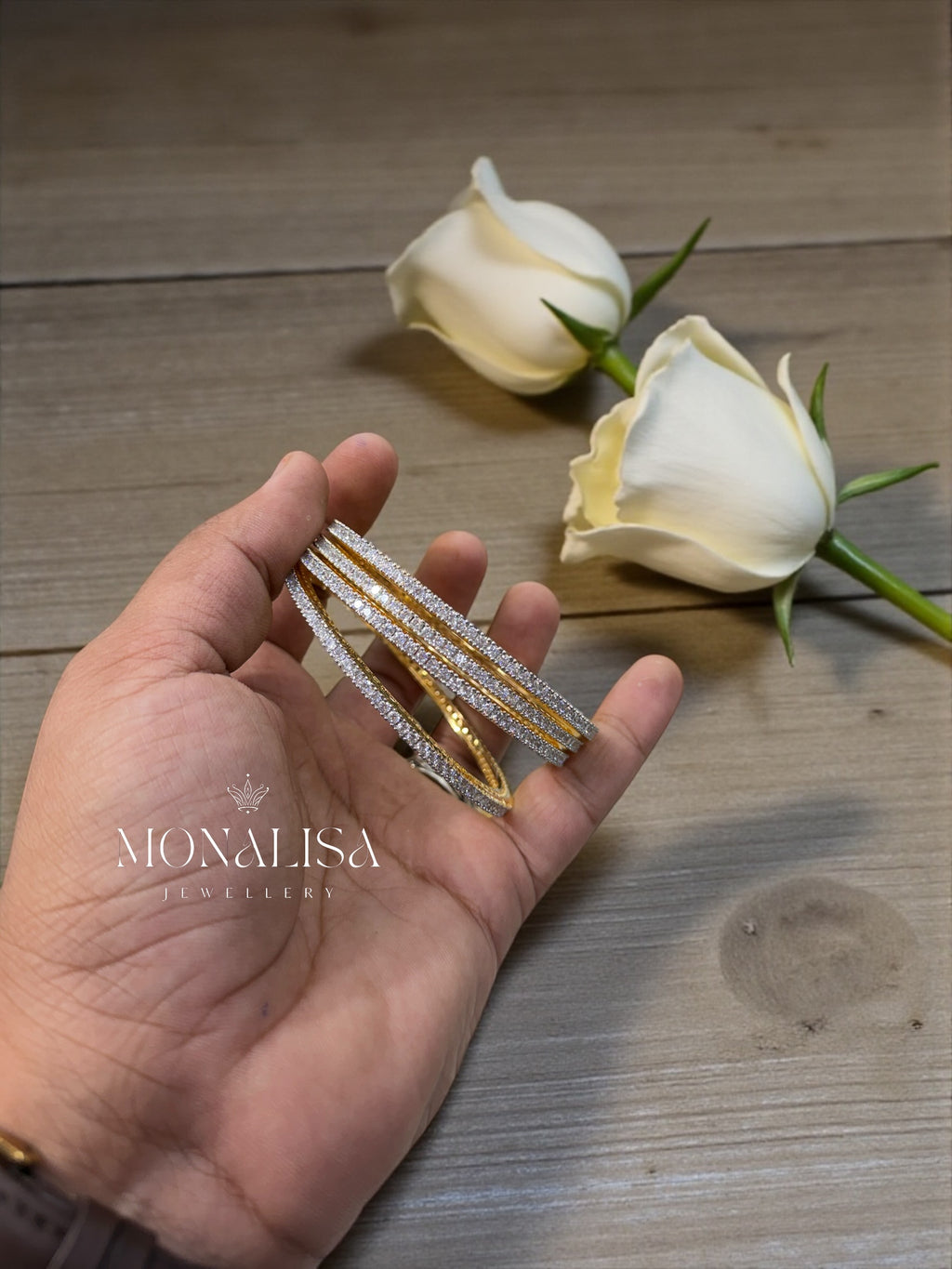 Hasti A.D Diamond Designer Bangles