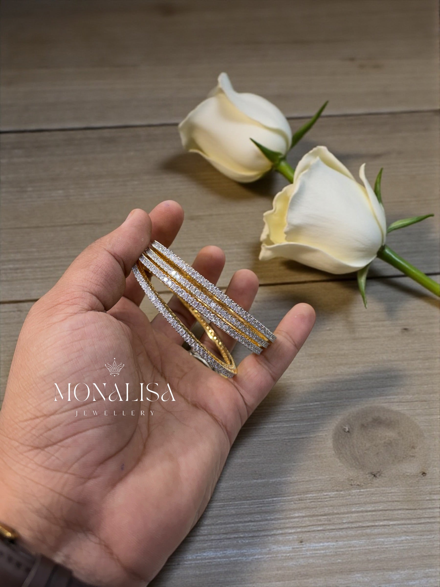 Hasti A.D Diamond Designer Bangles