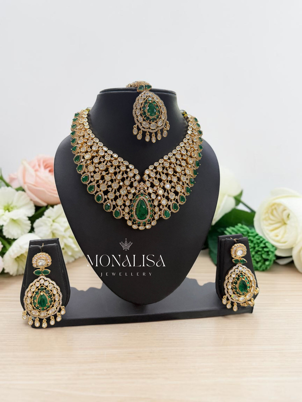 Kimaya Polki Designer Necklace Set