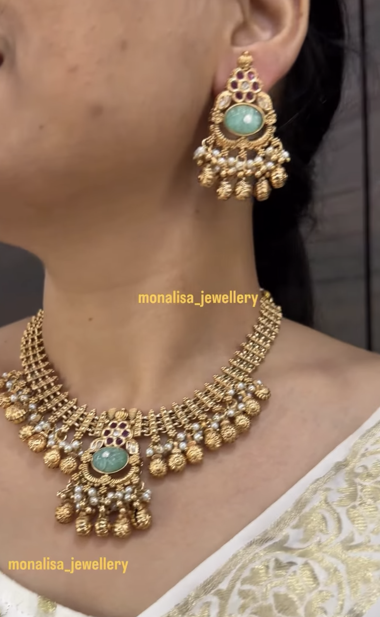Devisha Antique Designer Necklace Set
