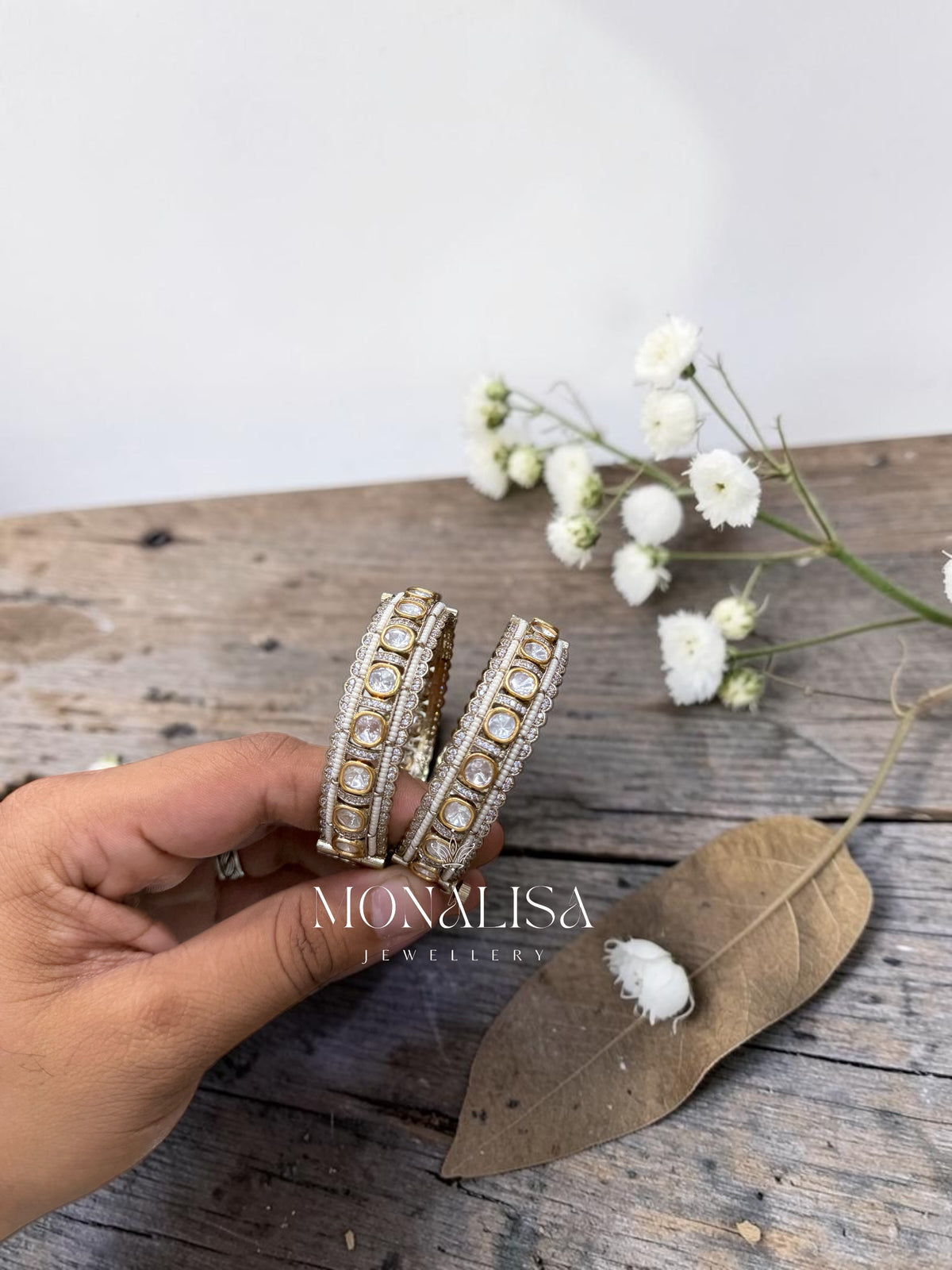 Maya Polki Designer Bangles