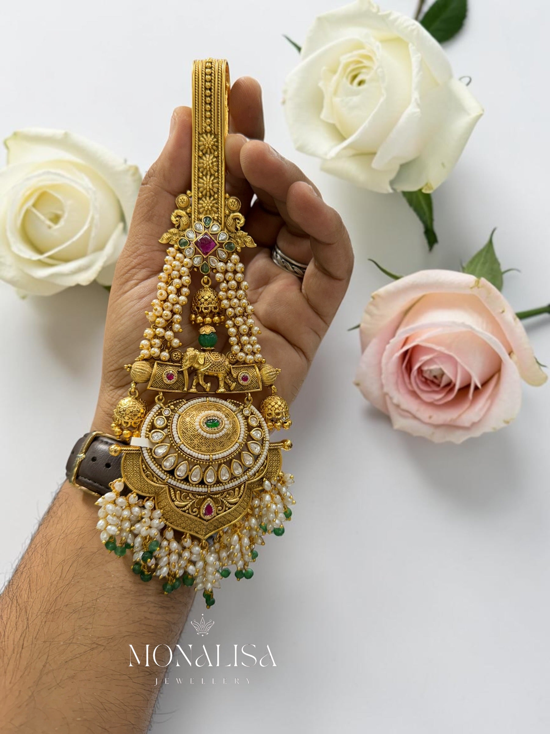 Hathni Antique Designer Challa