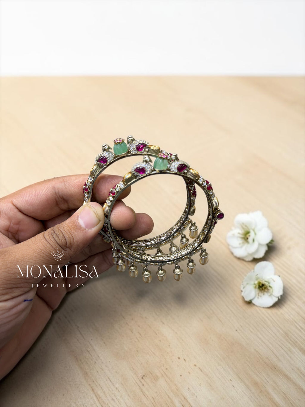 Mayuri Polki Designer Bangles