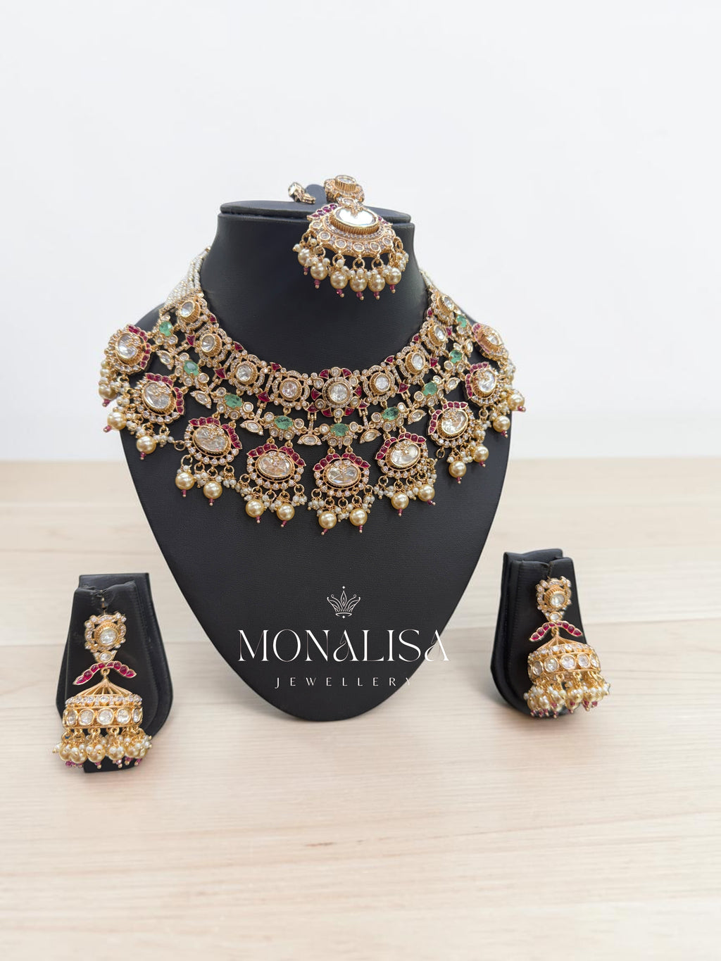 Dimaya Polki Designer Necklace Set m