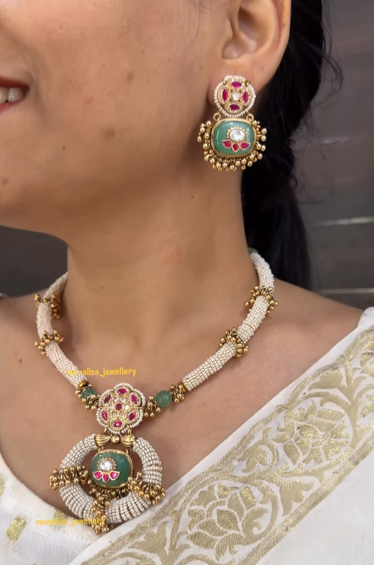 Trisha Antique Designer Necklace Set