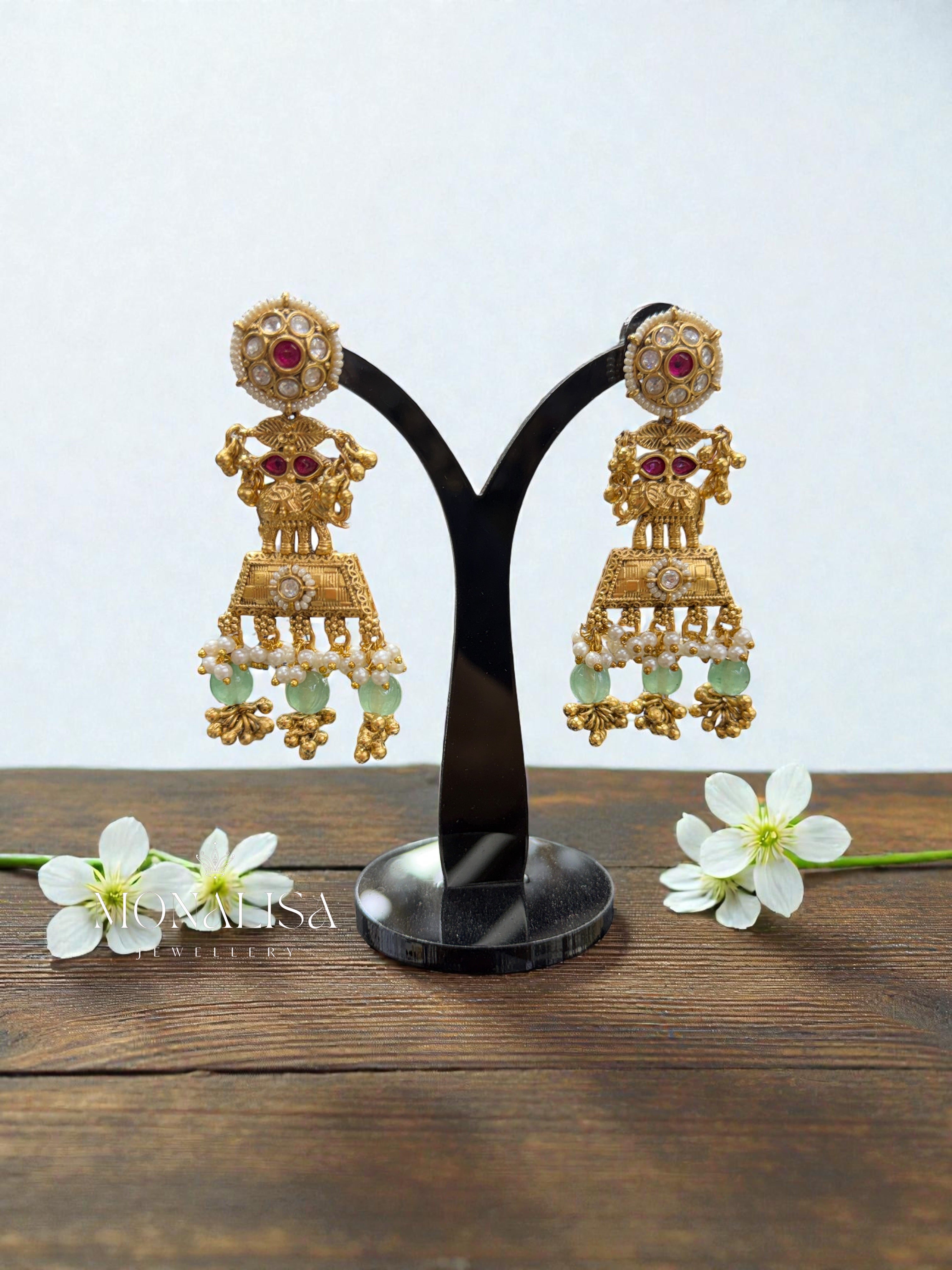 Elara Antique Desinger Earing