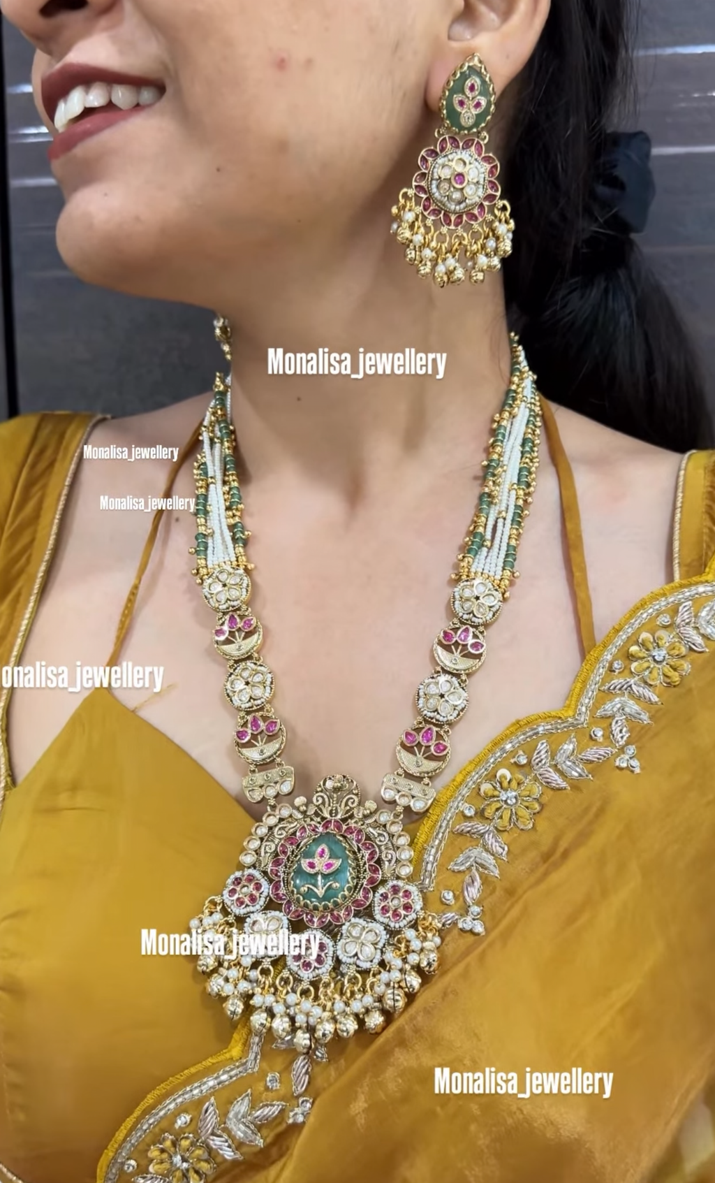 Annika Antique Designer Necklace Set